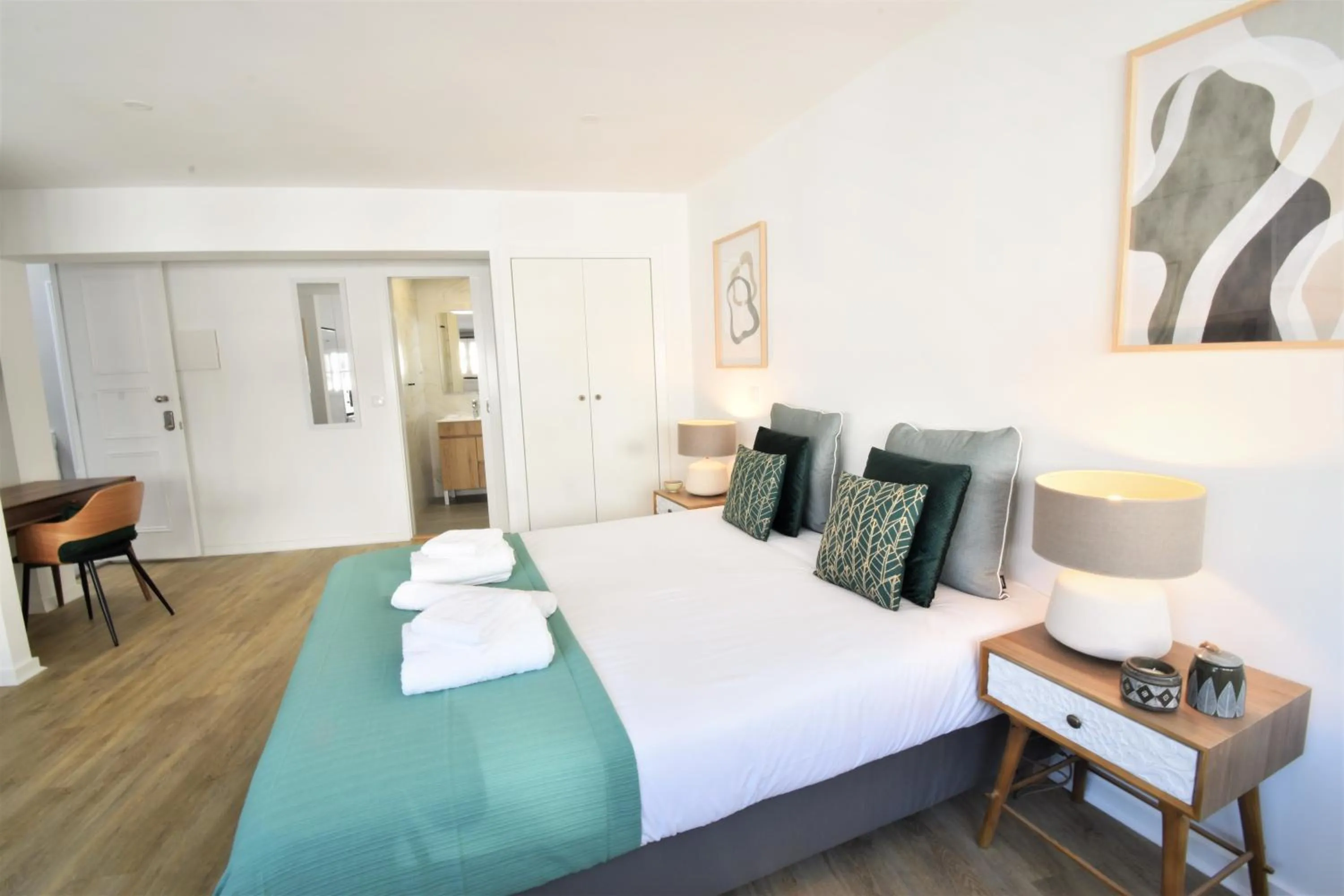 Bed in Sophia Studios