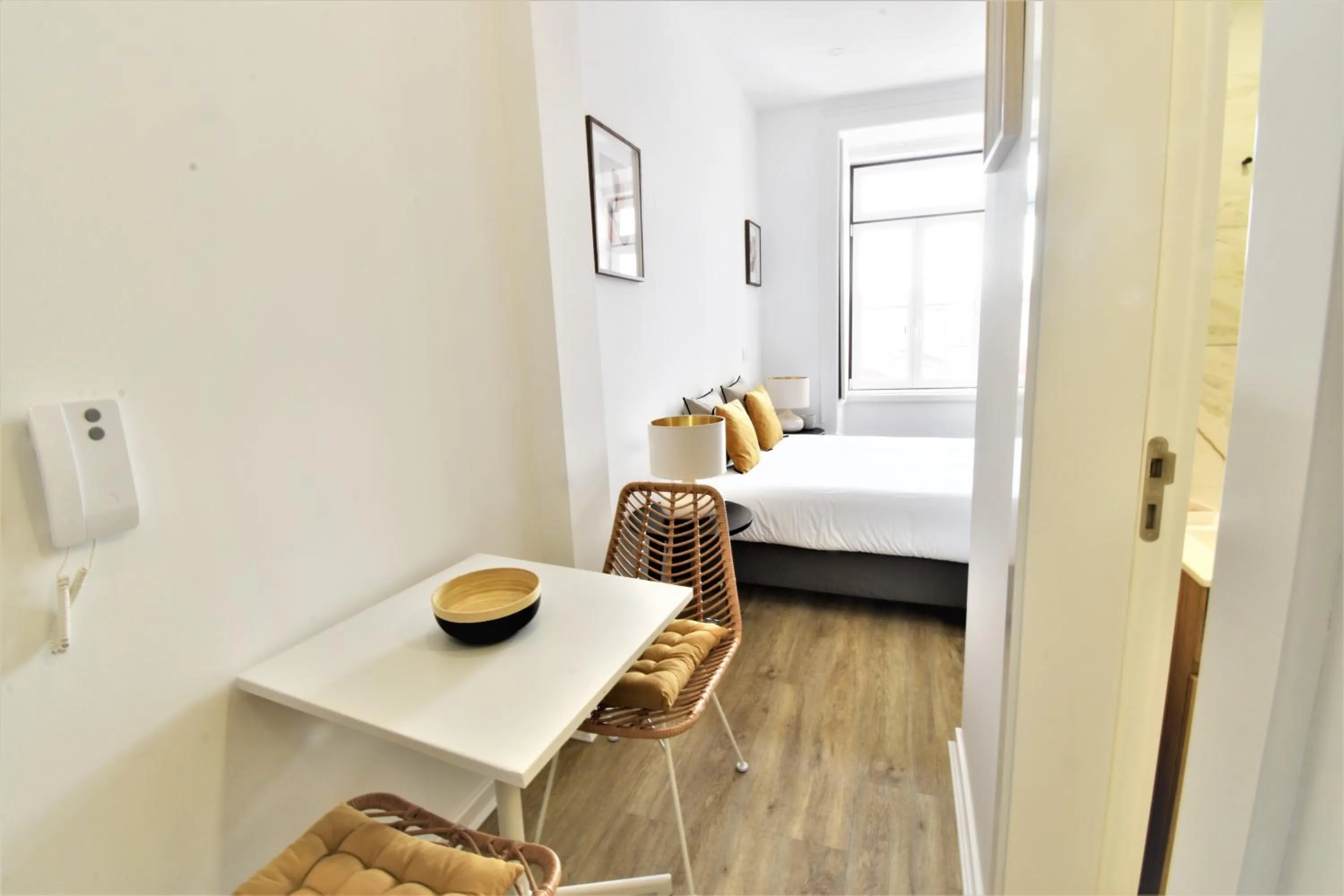 Photo of the whole room, Bed in Sophia Studios