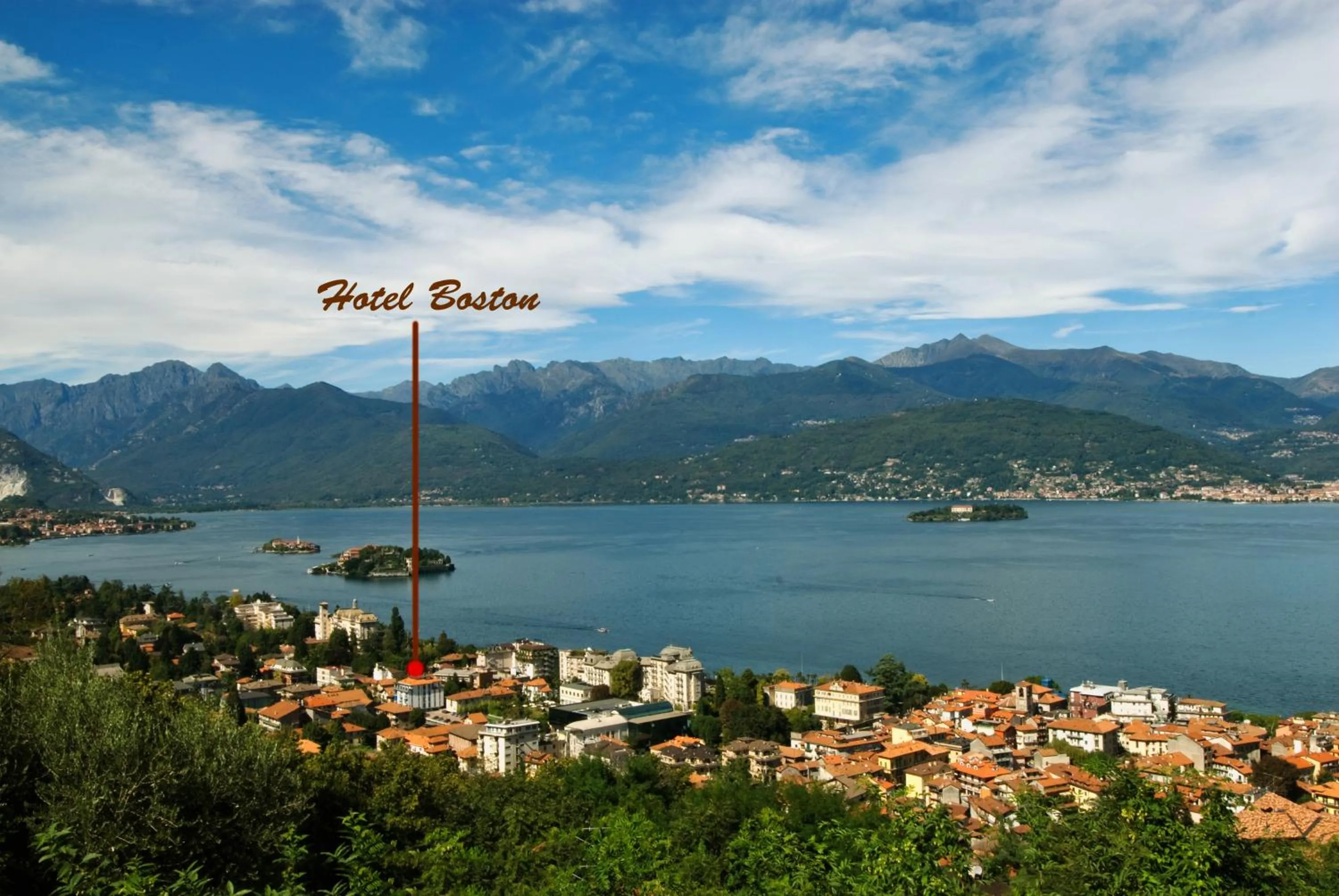 Bird's eye view in Hotel Boston