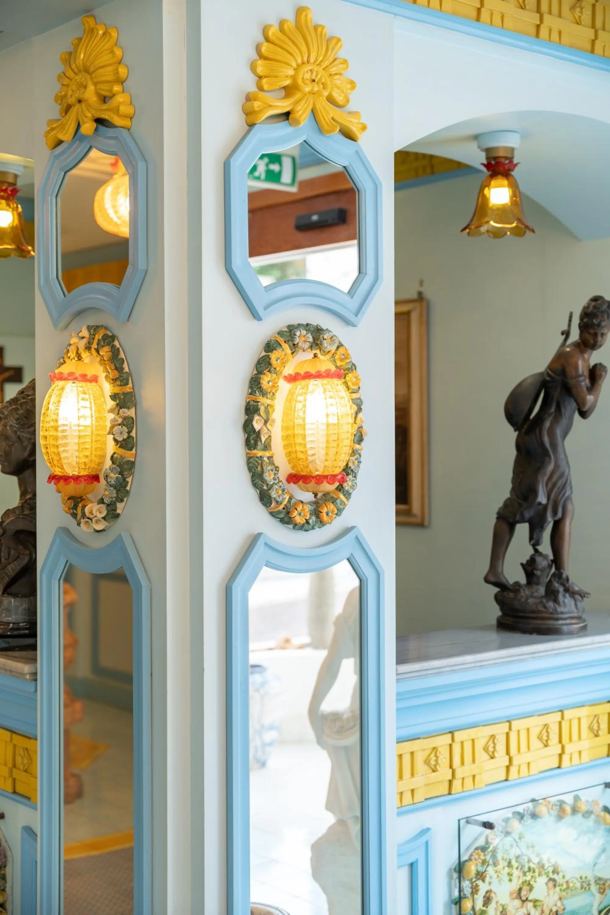 Decorative detail in Hotel Eliseo Park's