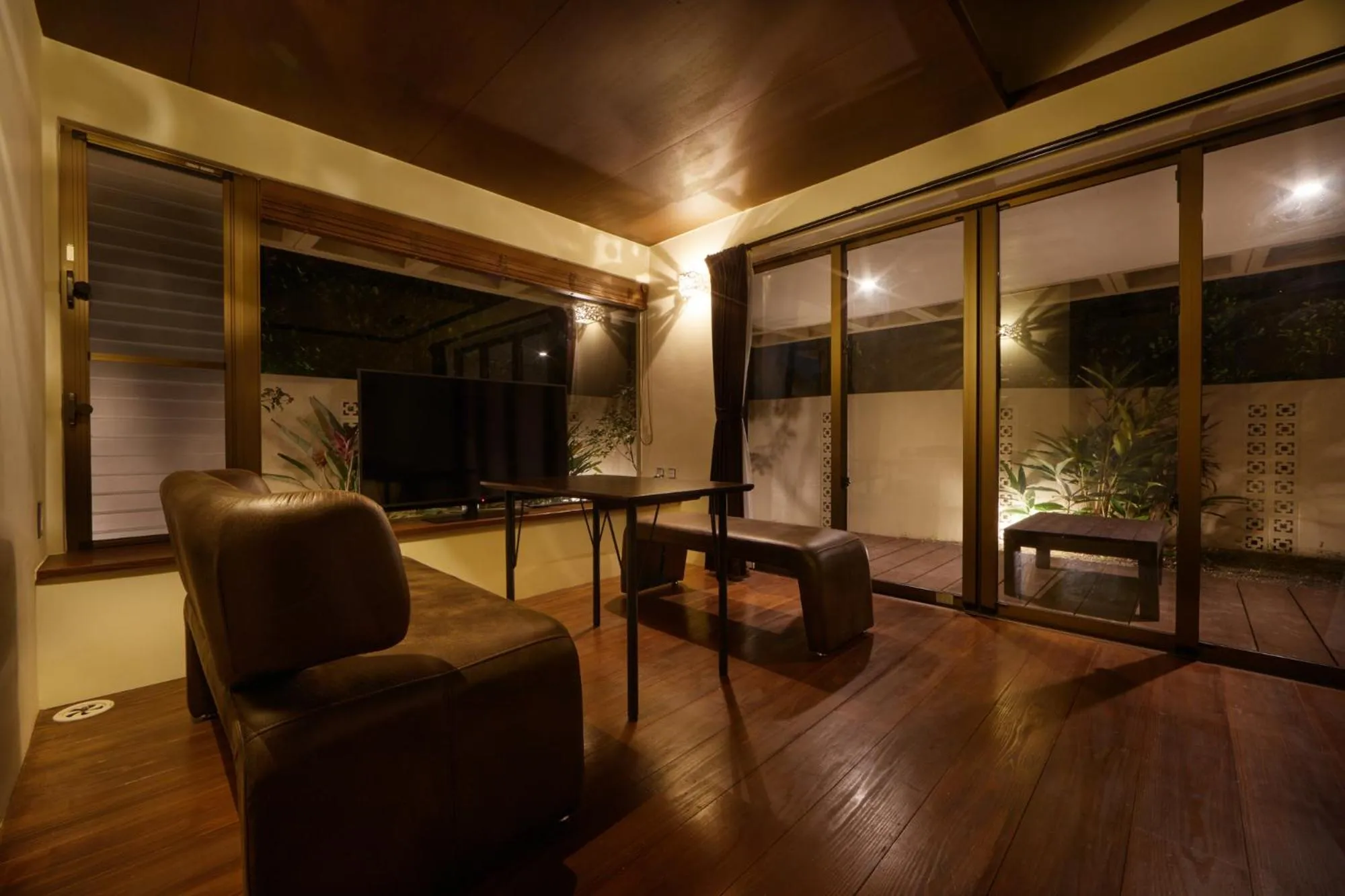 Living room in Private Villas Ryuz備瀬