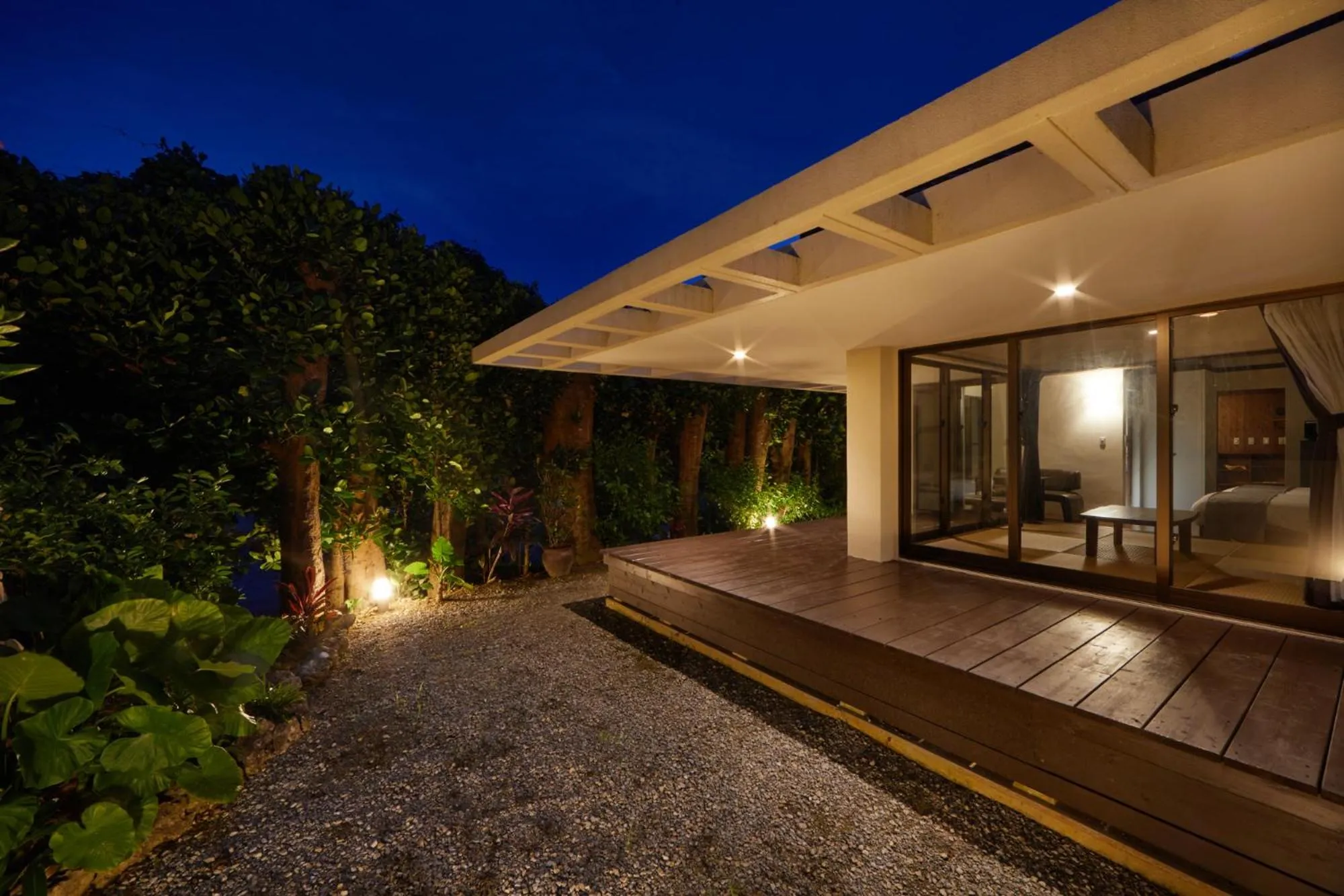 Balcony/Terrace in Private Villas Ryuz備瀬