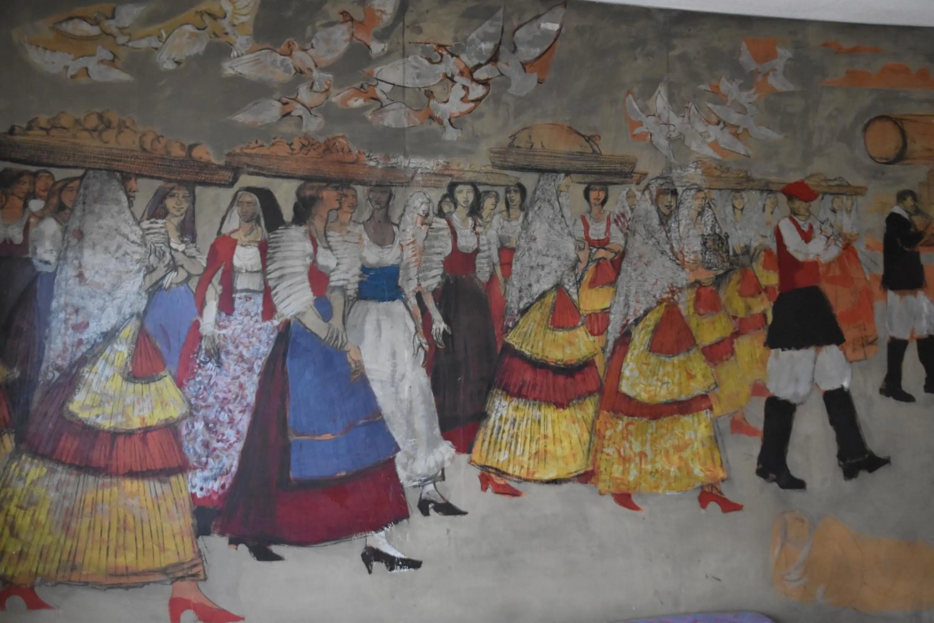 Decorative detail in Hotel Califfo