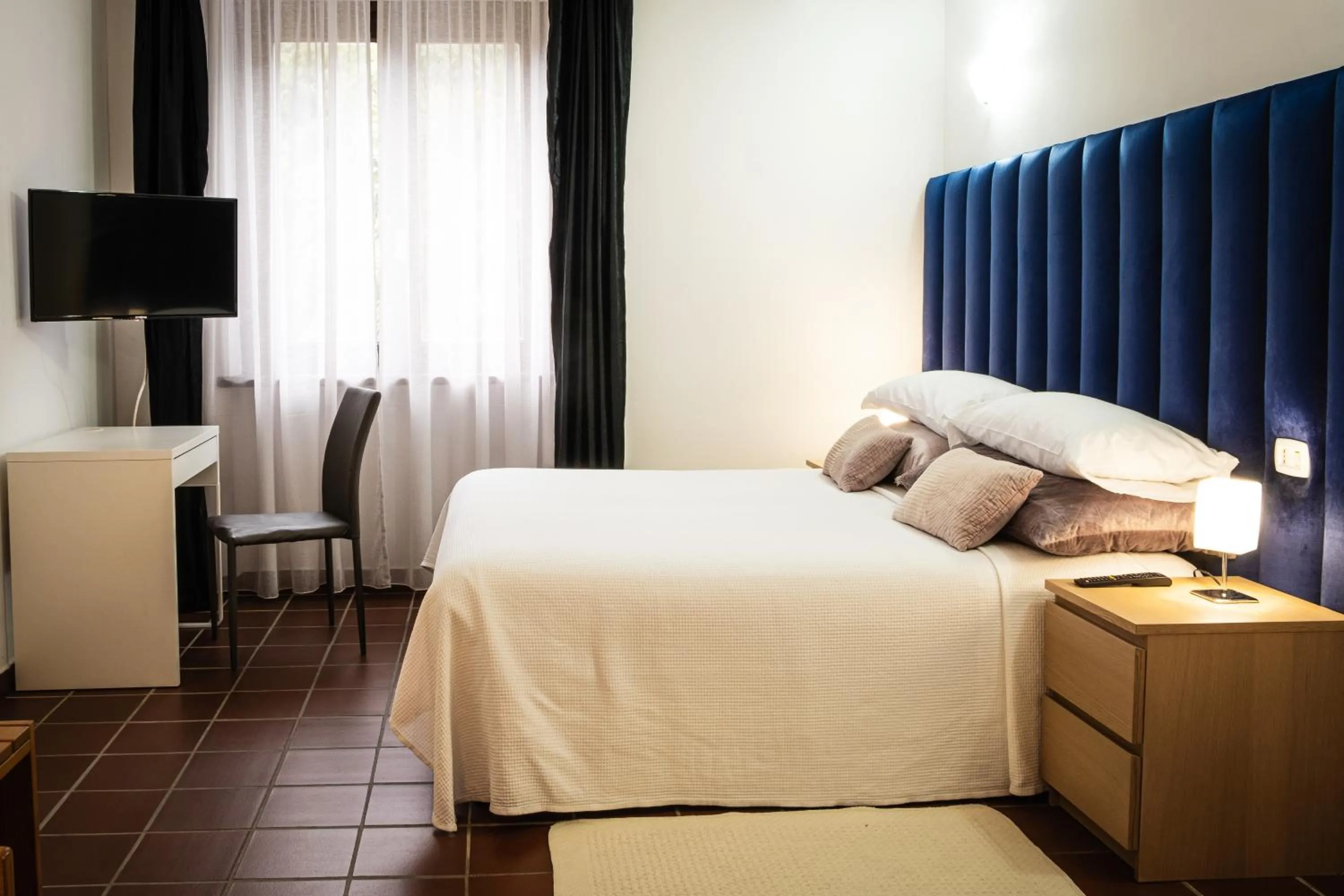 Bed in Hotel Sonenga