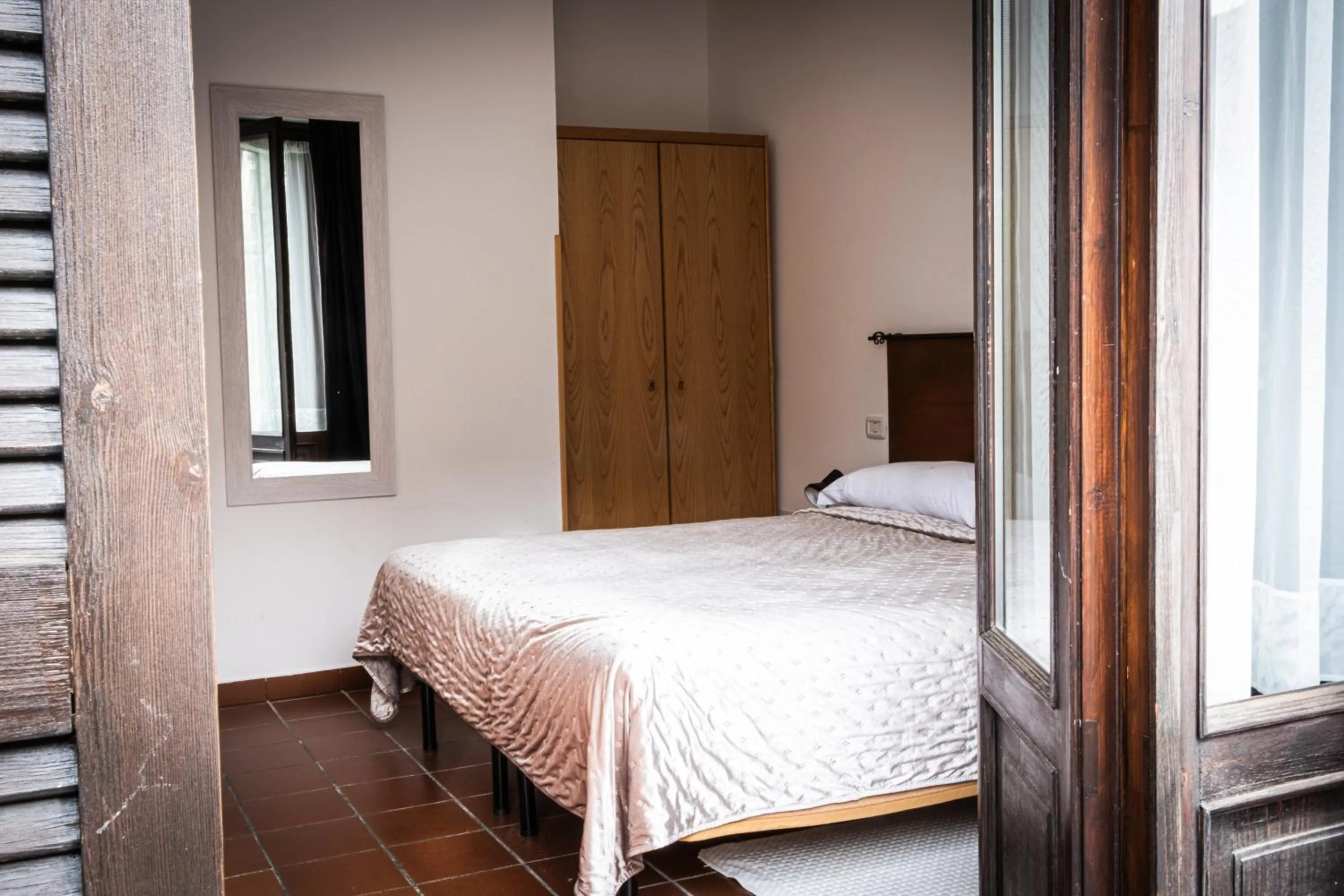 Bed in Hotel Sonenga