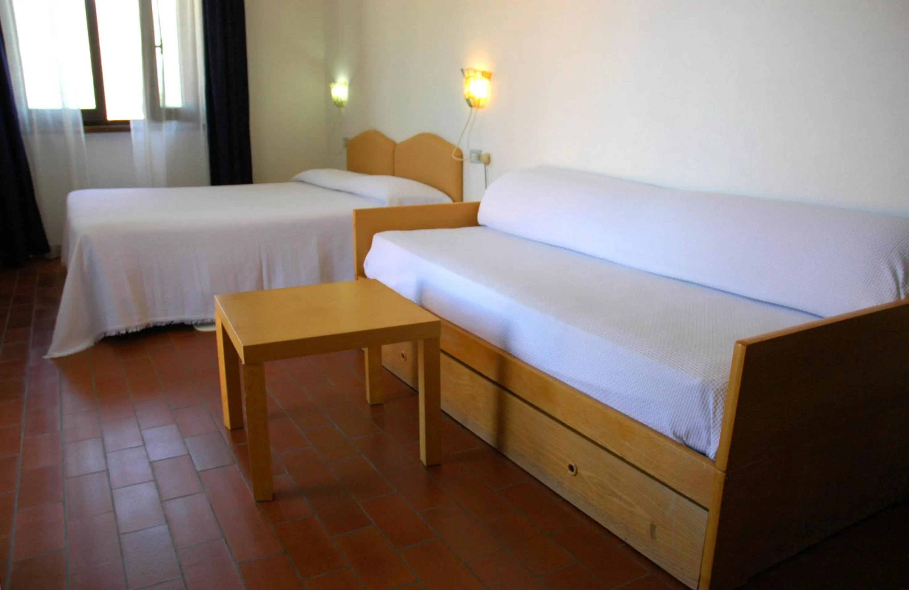 Bed in Hotel Sonenga