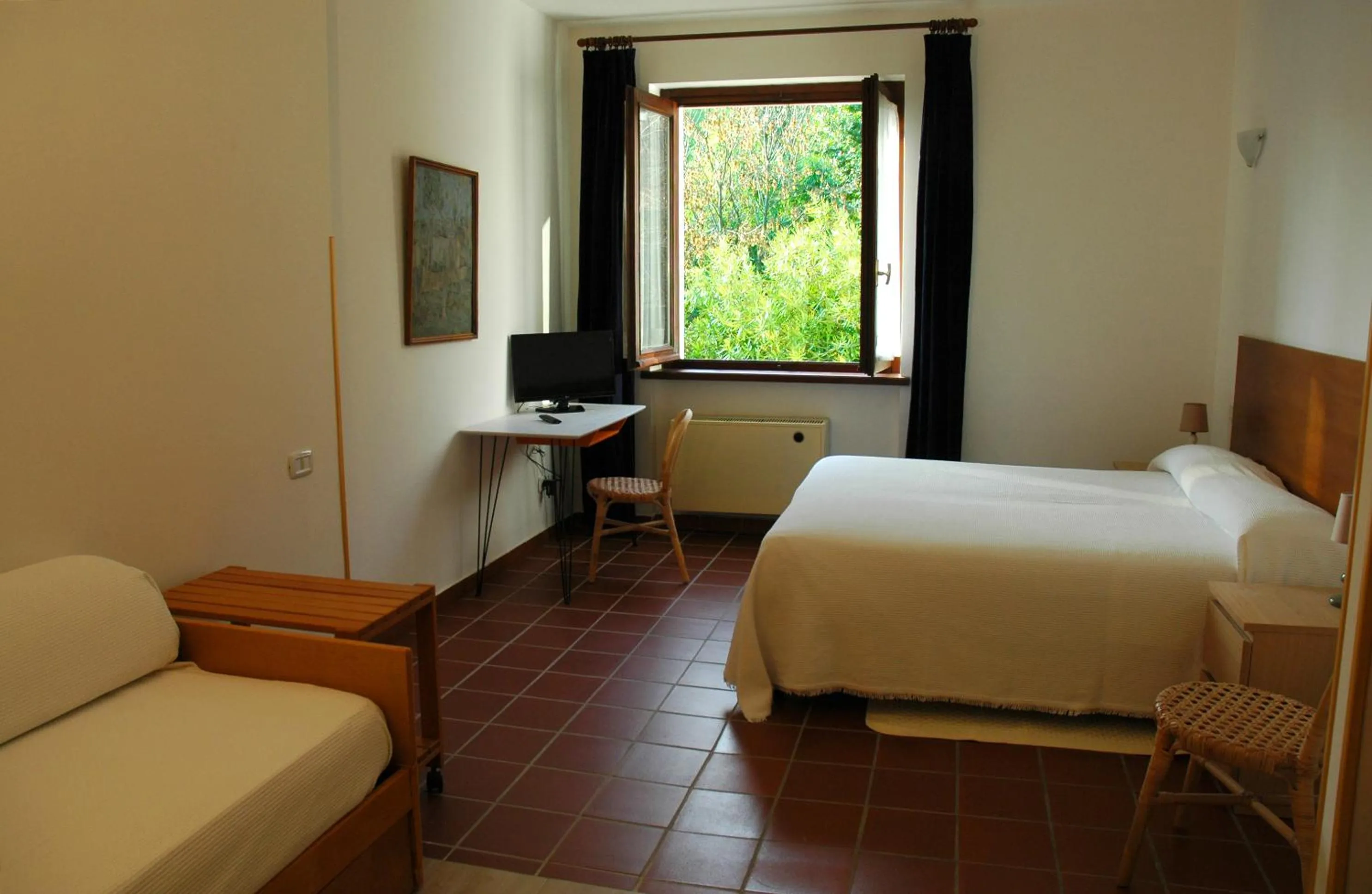 Bed in Hotel Sonenga