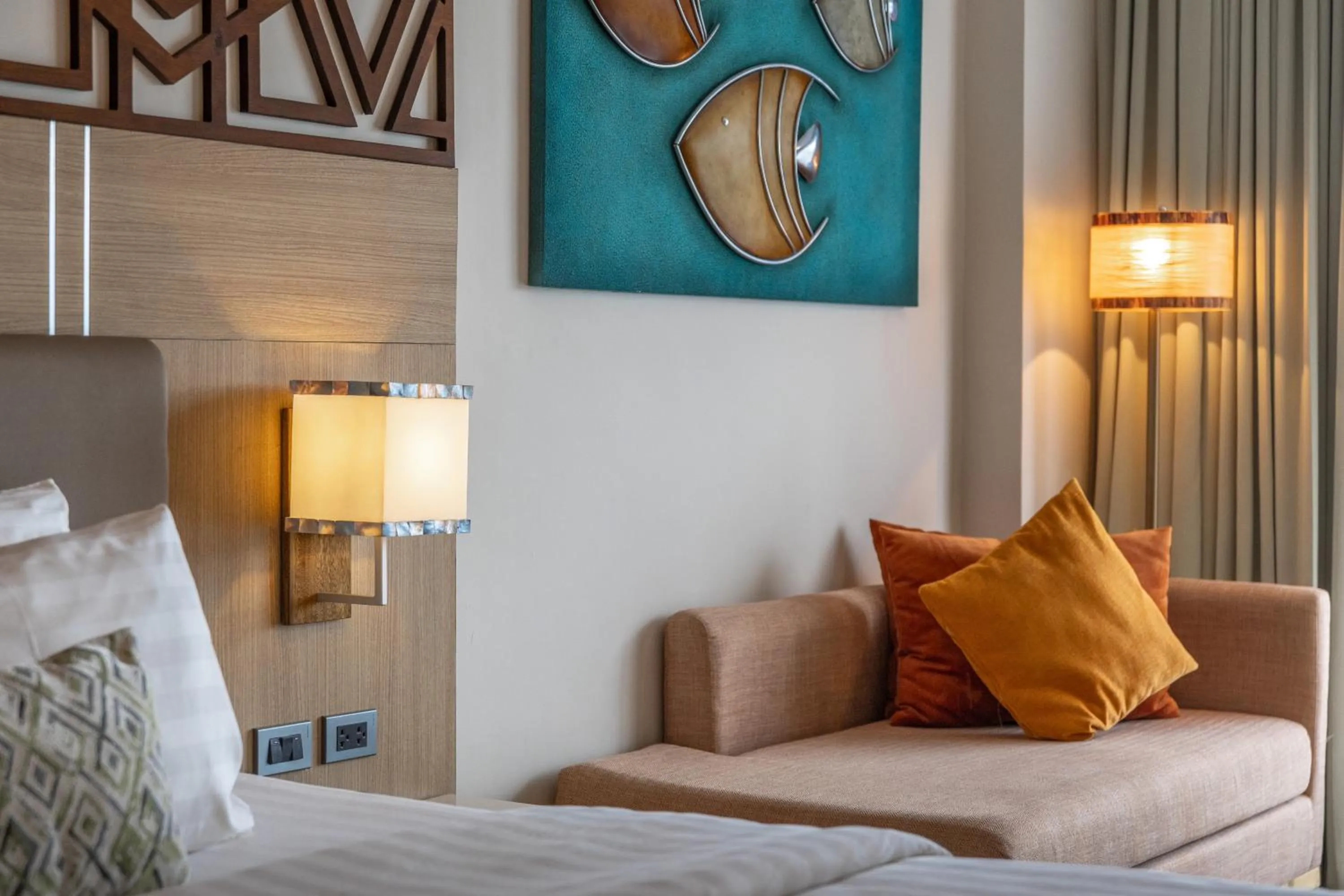 Living room, Bed in Zuri Resort