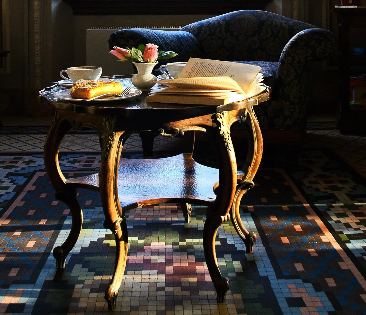 Decorative detail in Villa Tina Hotel