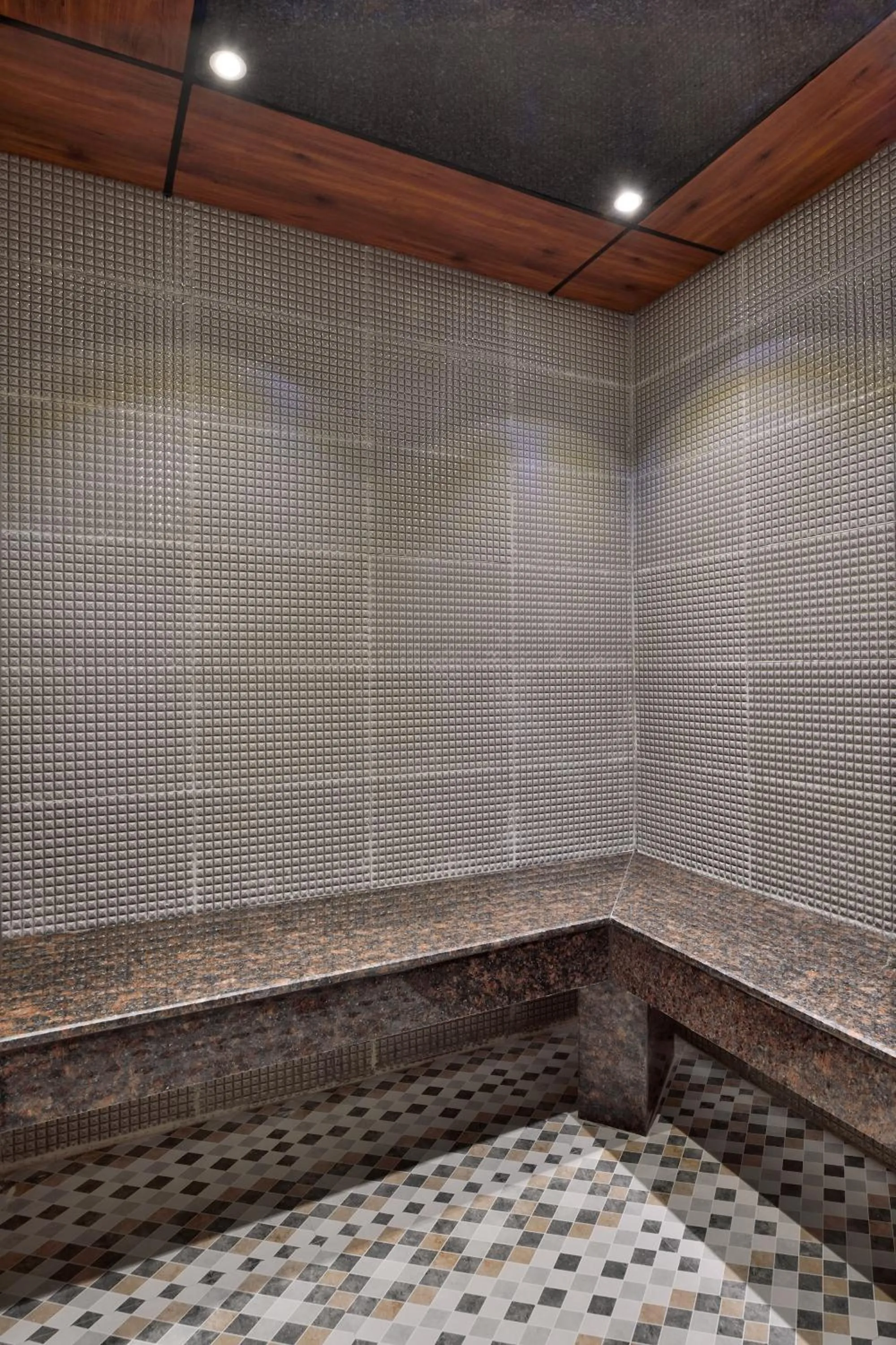 Steam room in juSTa Grand View Resort & Spa, Manali