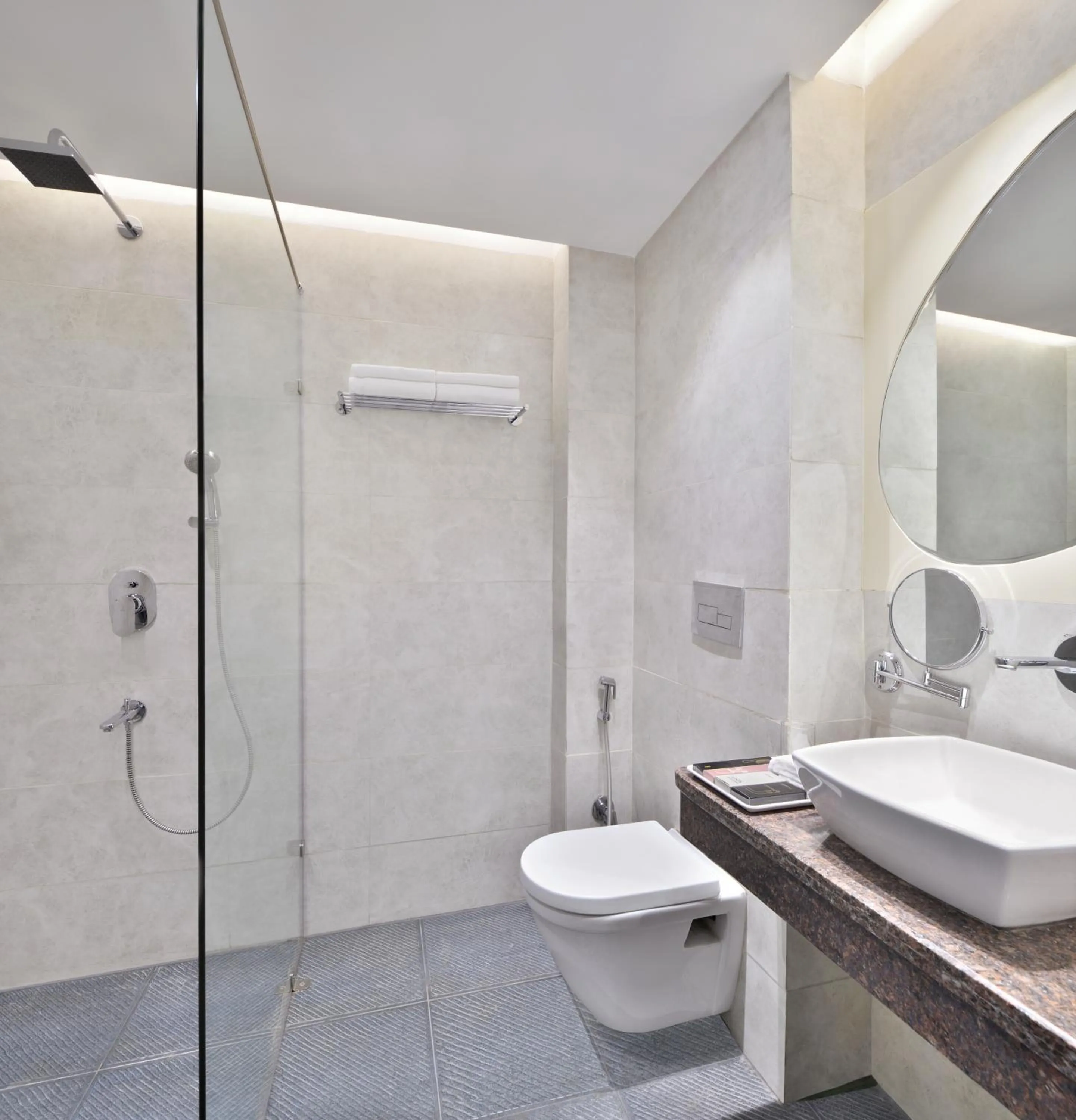 Bathroom in juSTa Grand View Resort & Spa, Manali