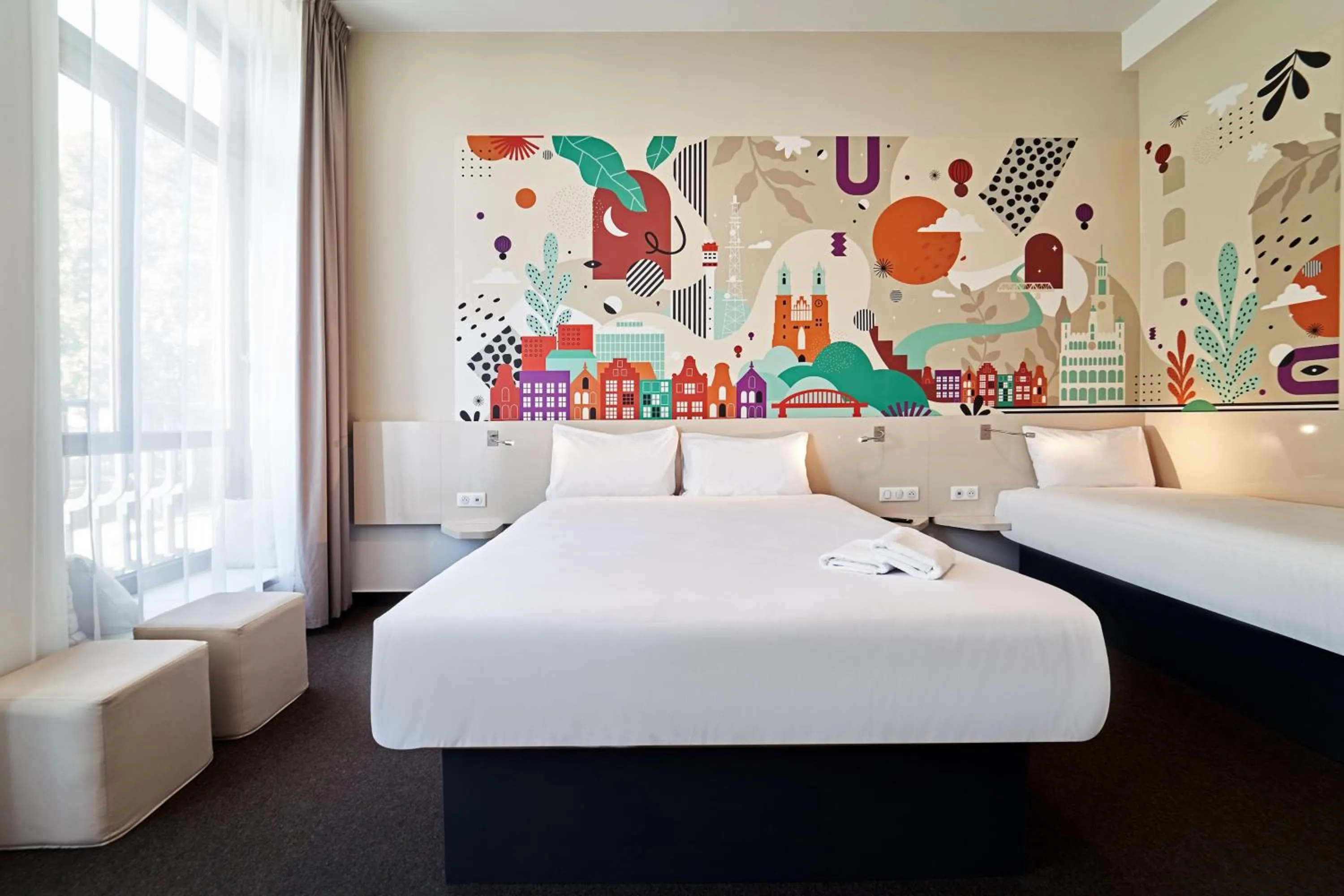 Photo of the whole room, Bed in B&B Hotel Poznań Old Town