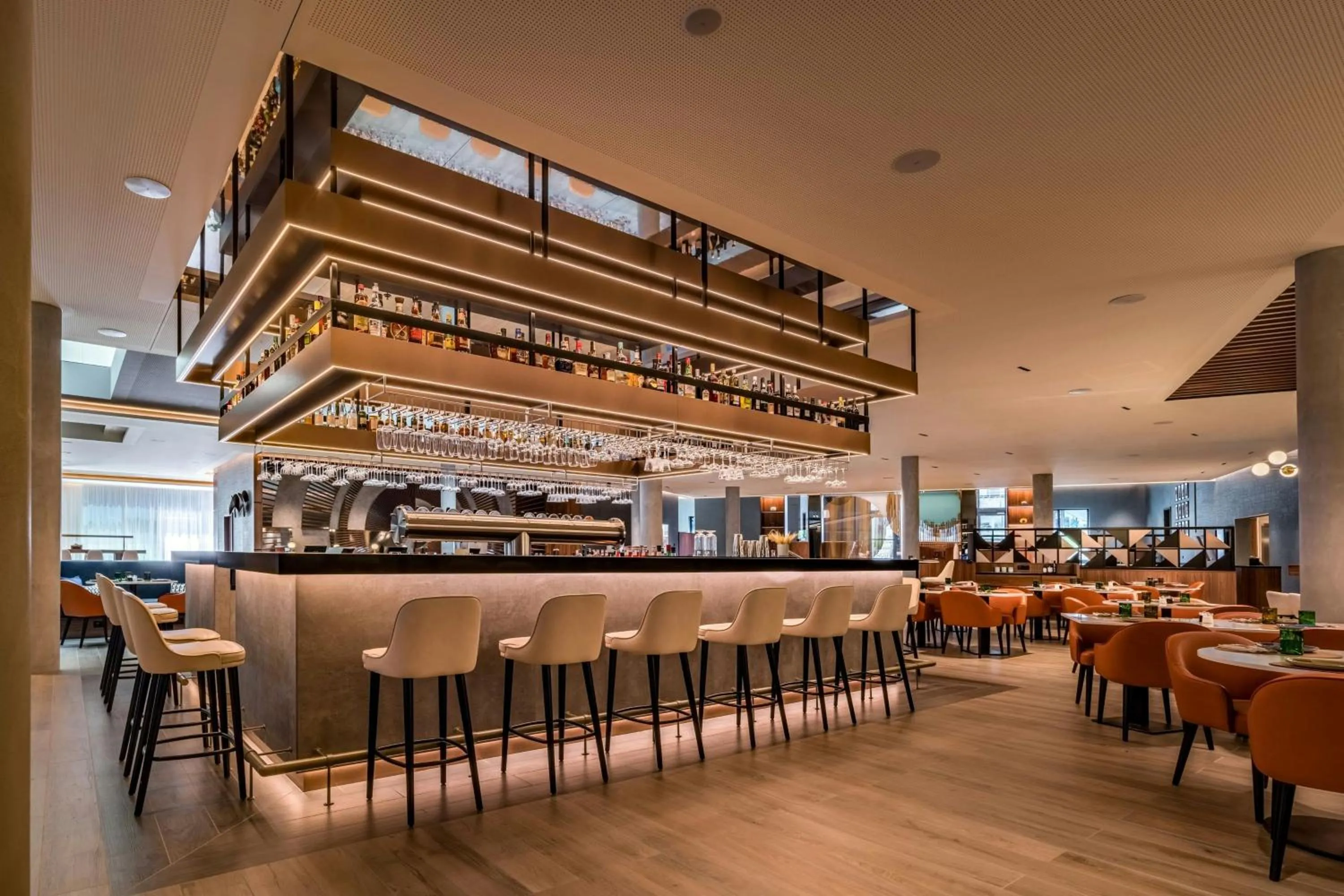 Lounge or bar in Geneva Marriott Hotel