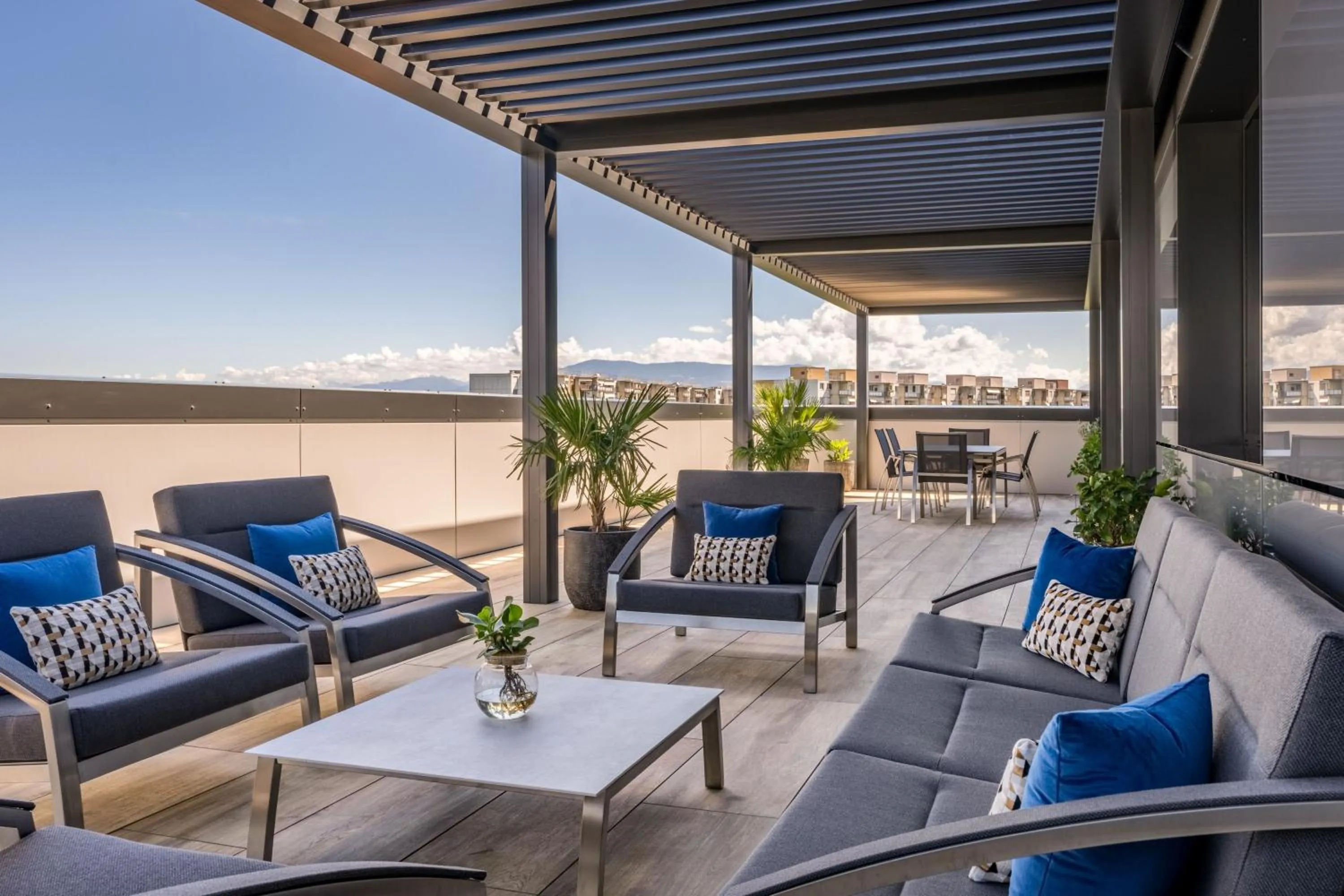 Bedroom in Geneva Marriott Hotel