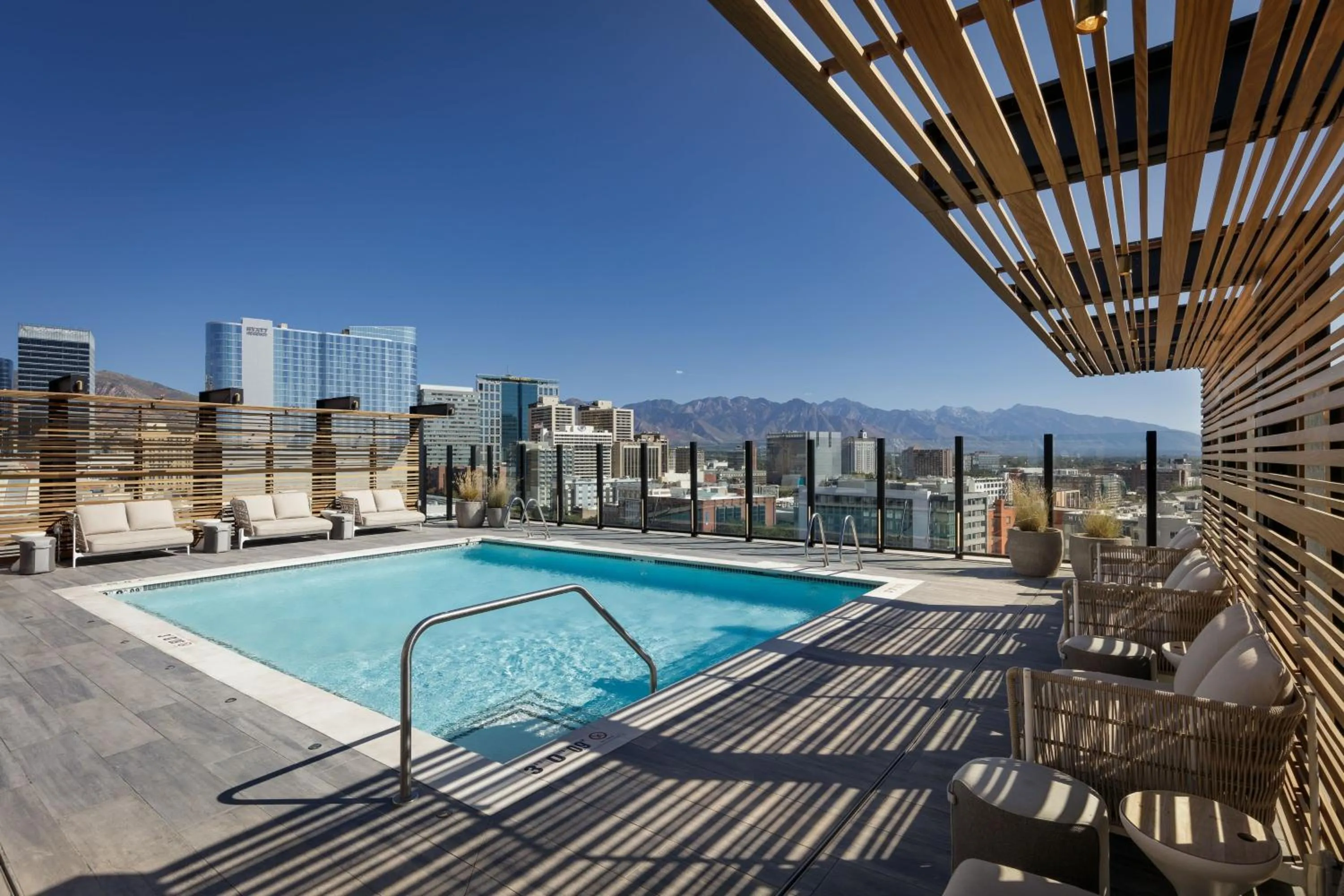 Swimming pool in Le Meridien Salt Lake City Downtown