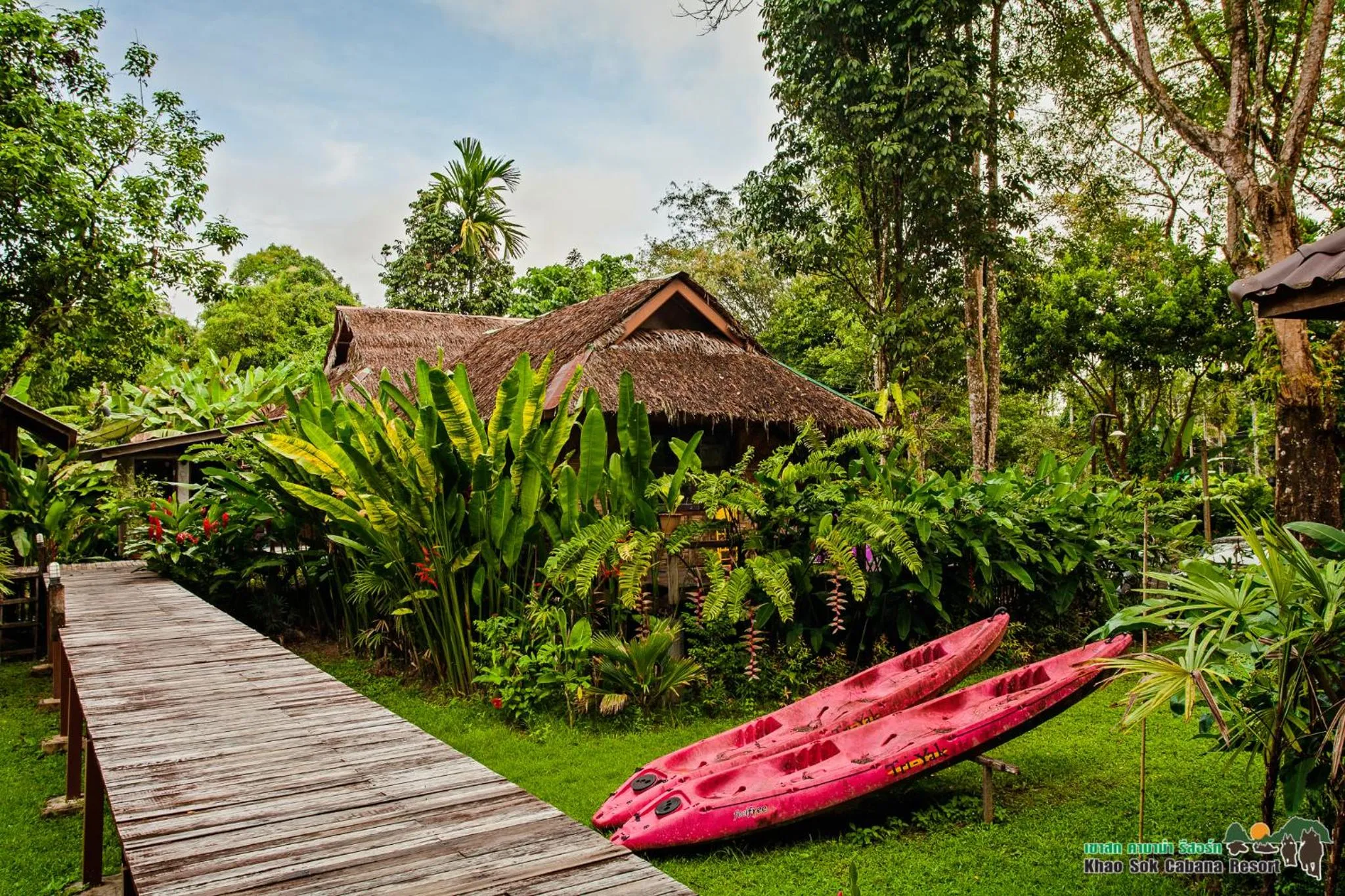 Natural landscape in Khao Sok Cabana Resort