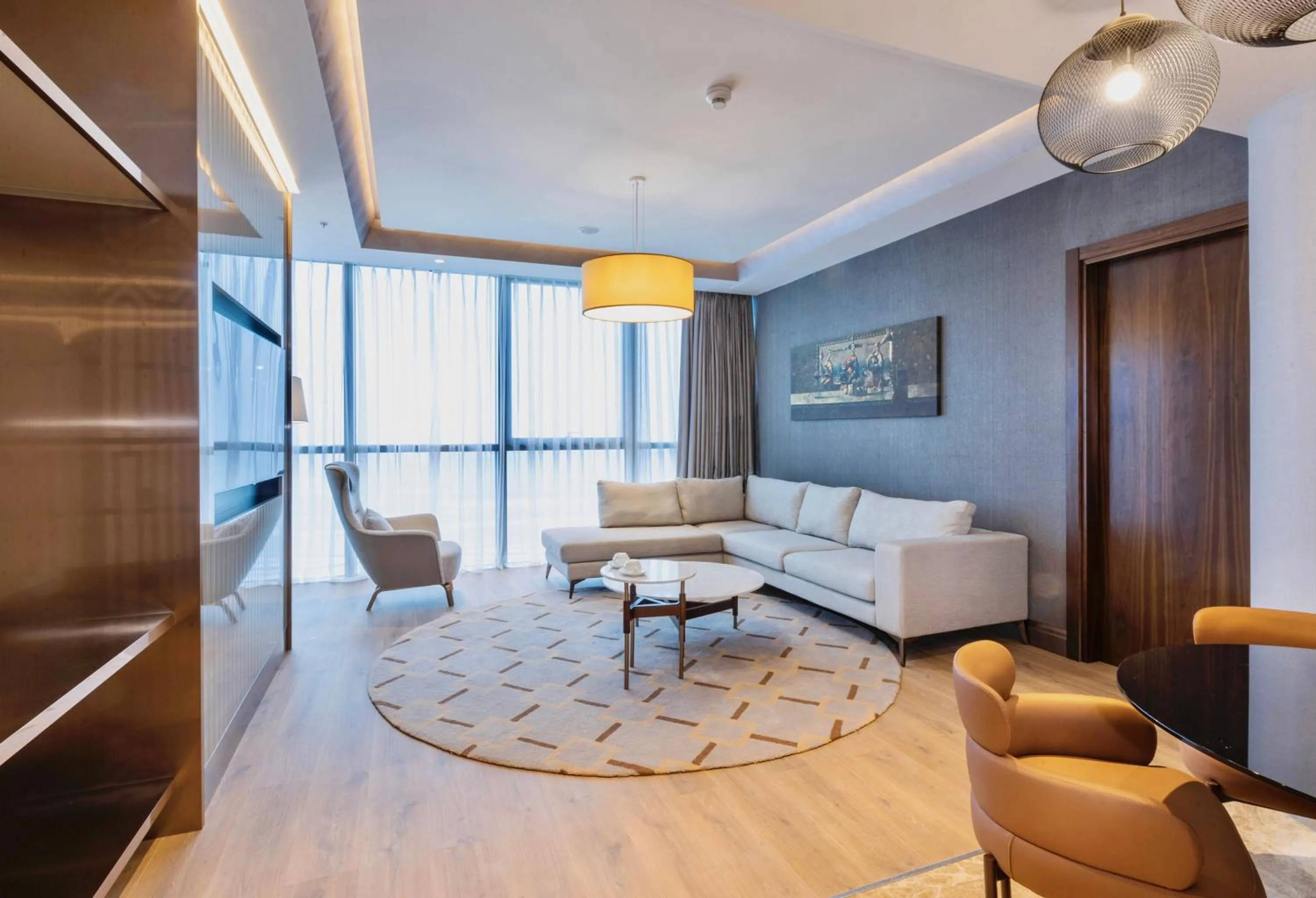 Seating area in Hilton Samarkand Regency