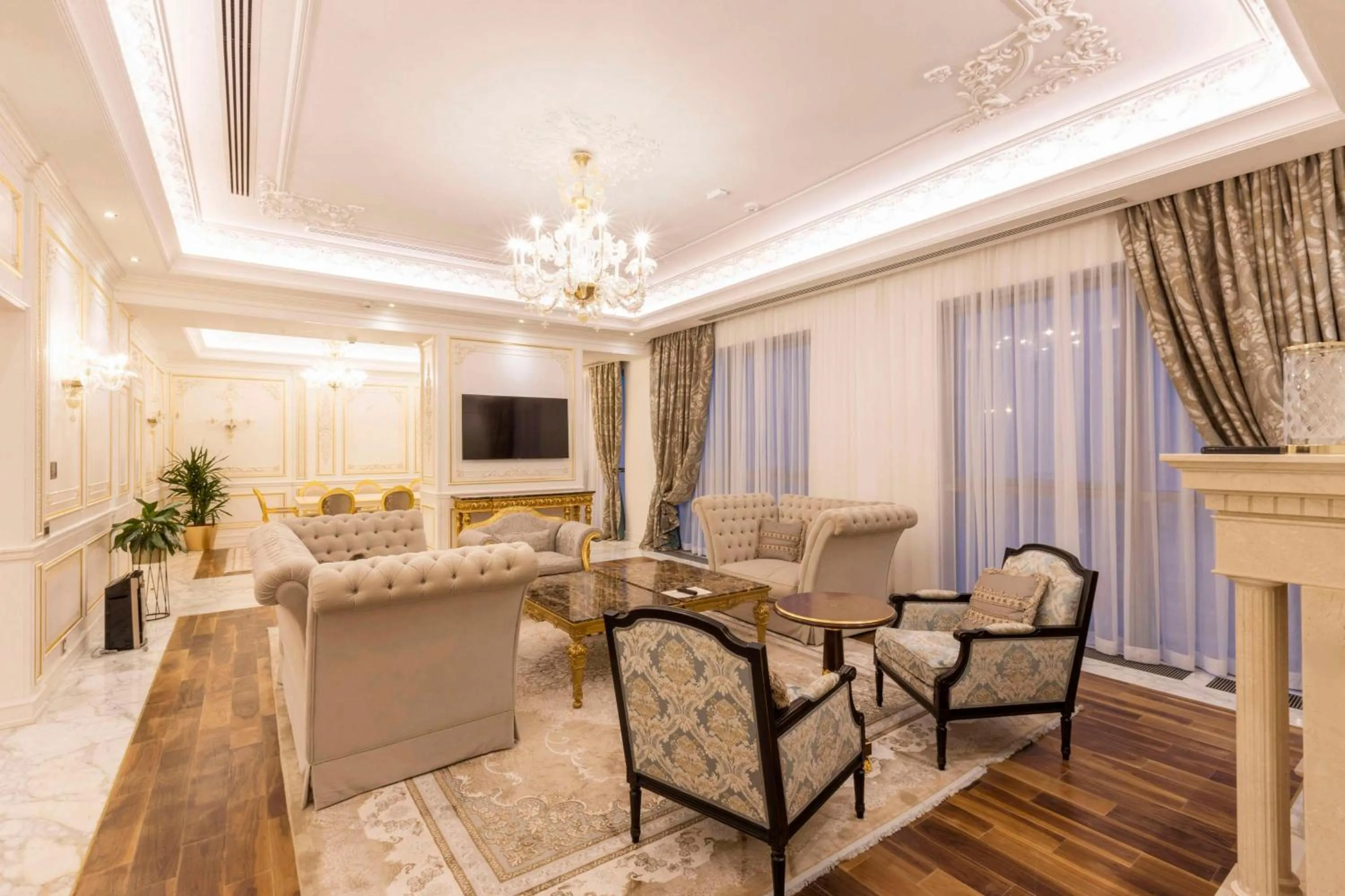 Living room in Hilton Samarkand Regency