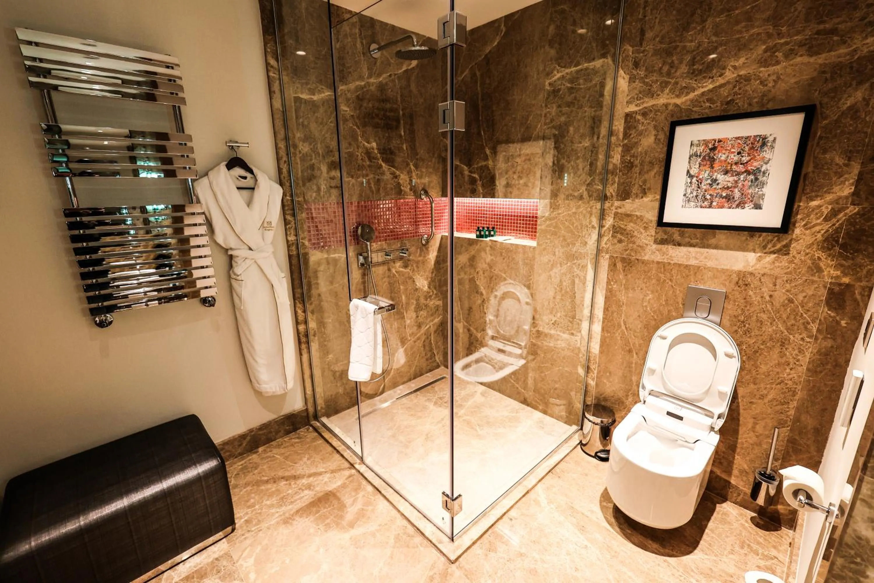 Shower in Hilton Samarkand Regency