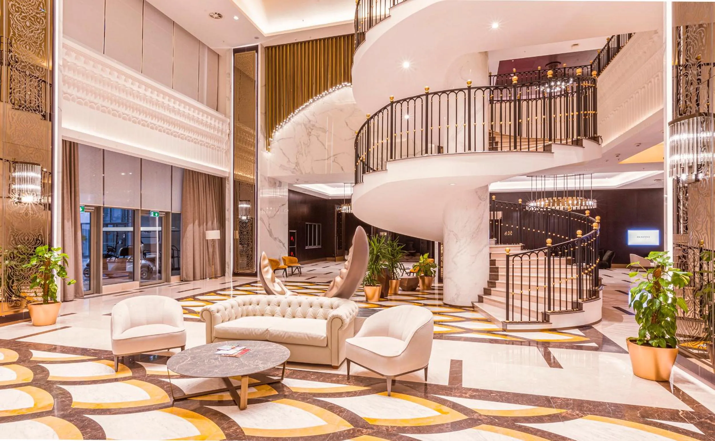 Lobby or reception in Hilton Samarkand Regency