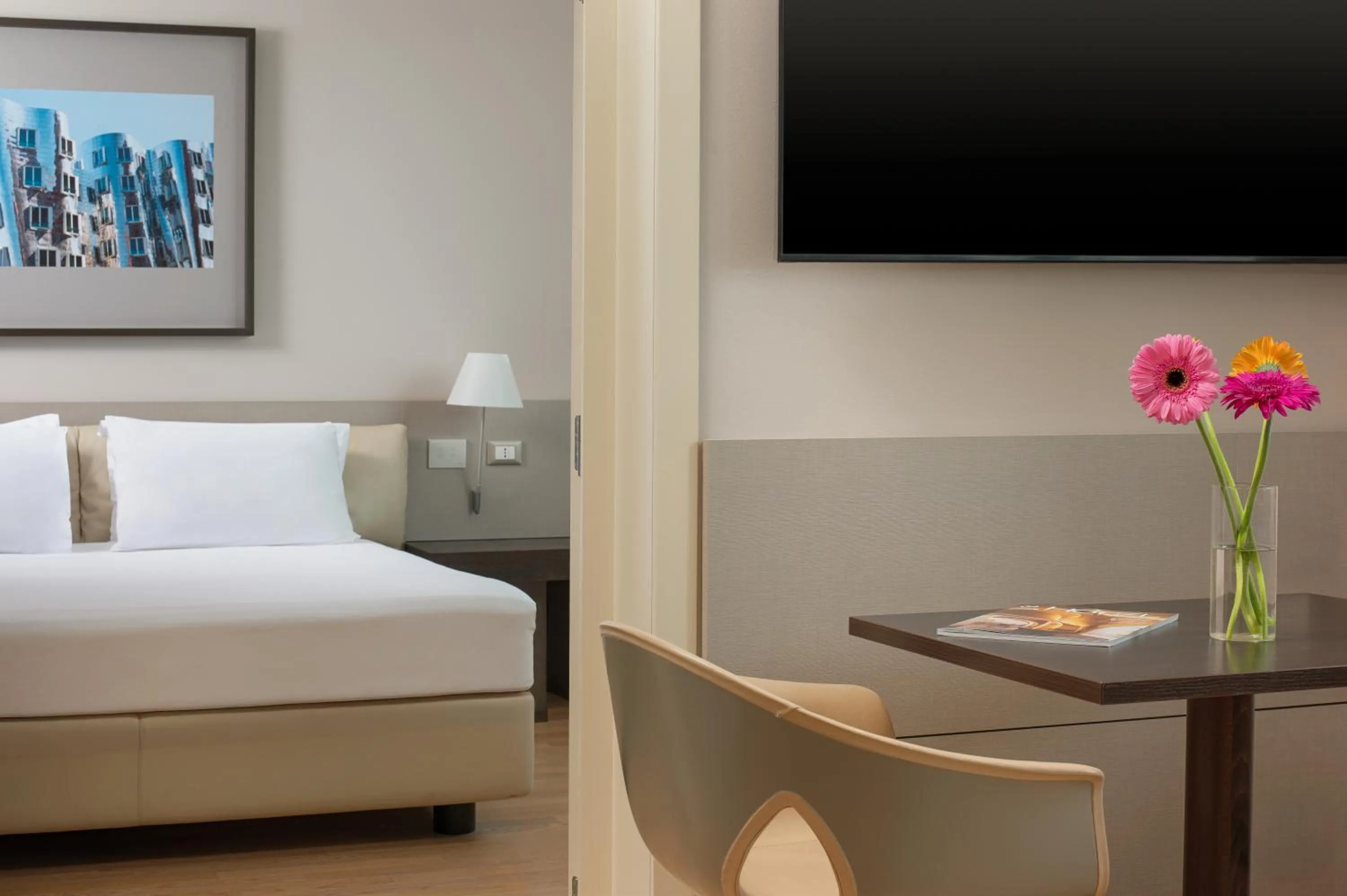 Bed in UNA Hotels Bologna Fiera