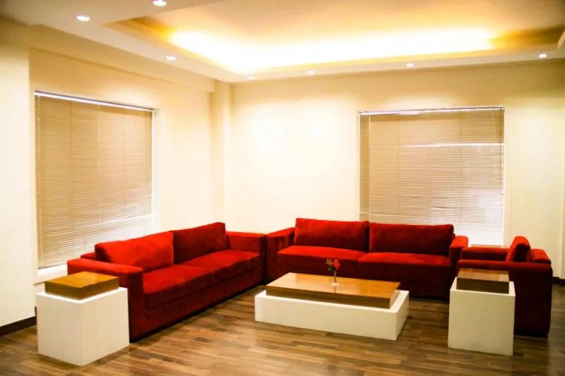 Living room in Four Leaf Hotel,Budaun