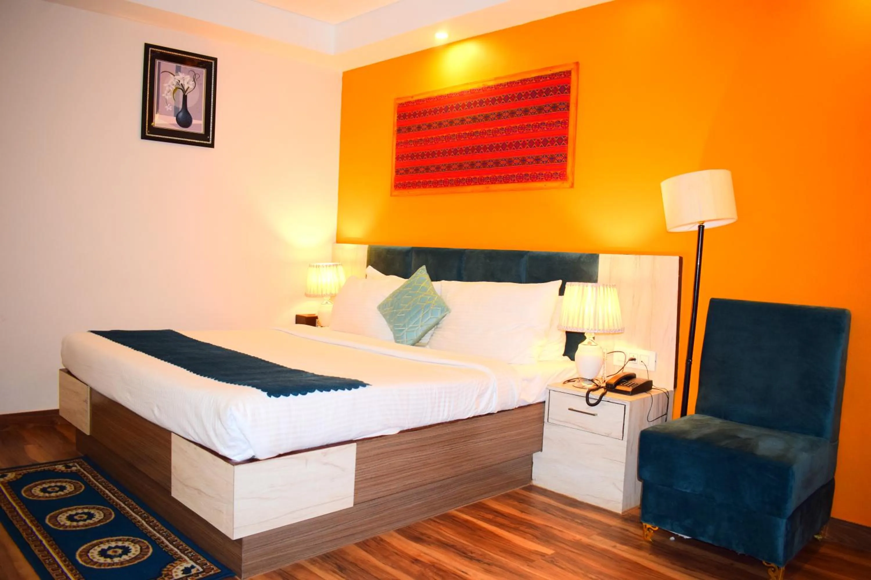 Bedroom, Bed in Hotel 360 by D'Polo Dharamshala