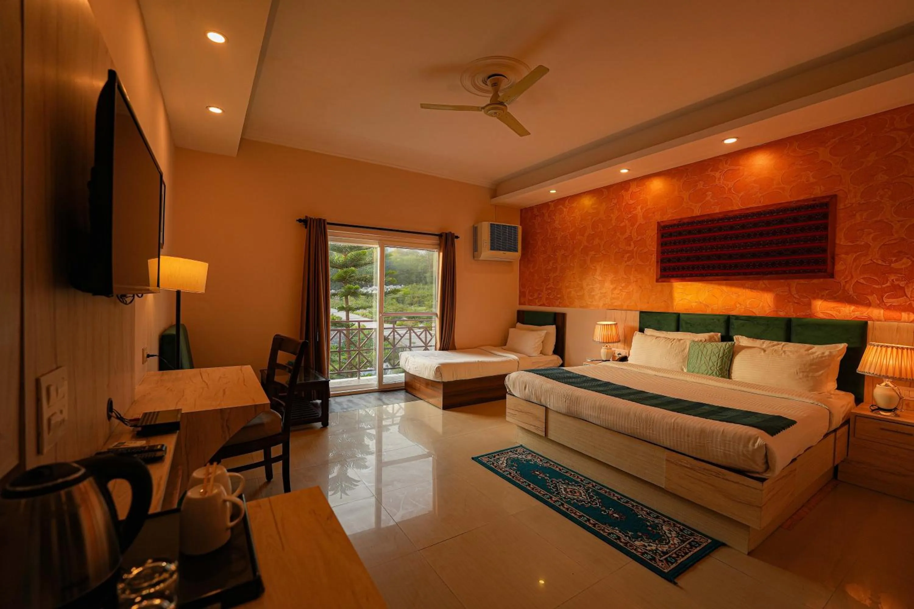 Bedroom, Bed in Hotel 360 by D'Polo Dharamshala