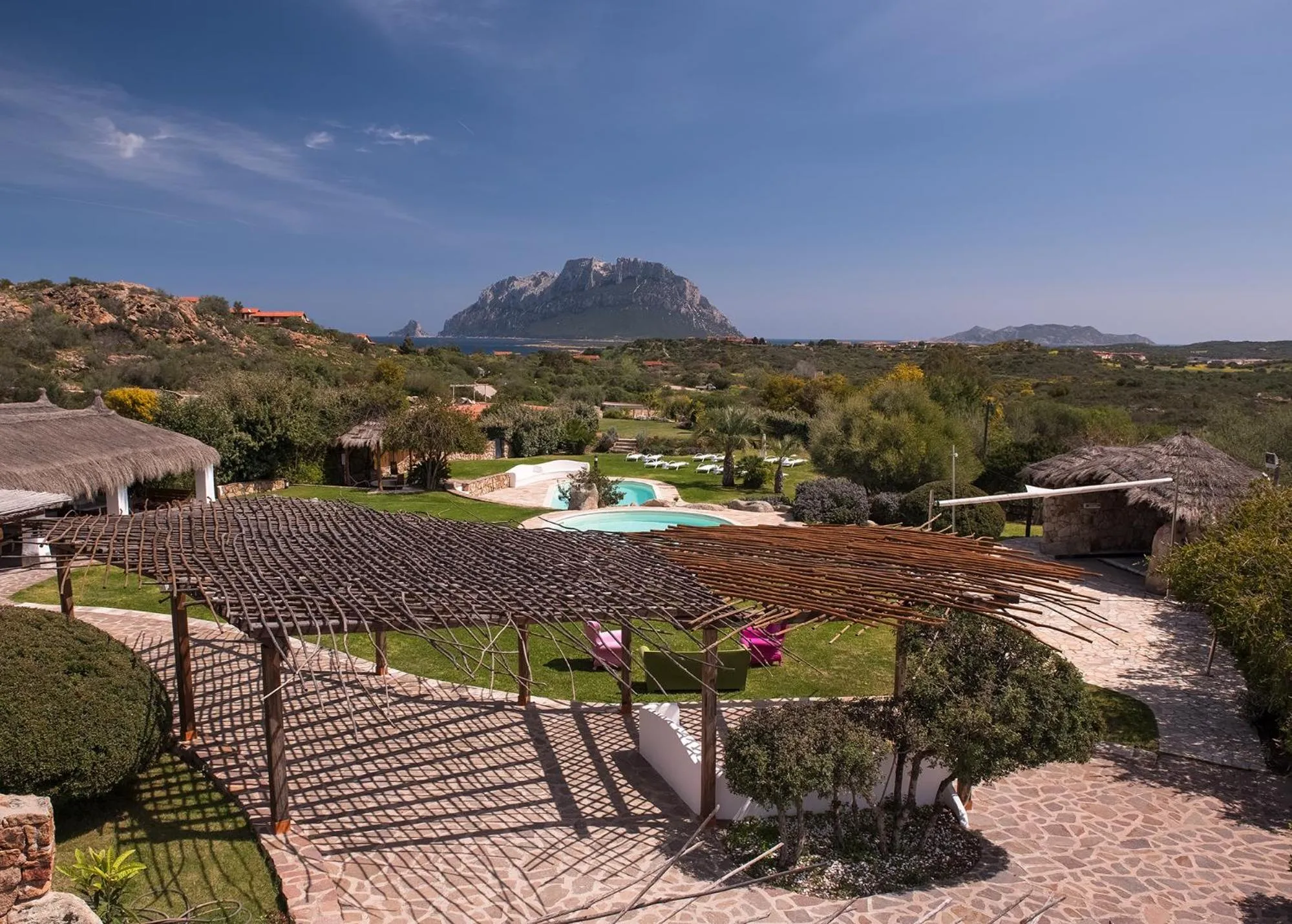 Bird's eye view in Hotel Ollastu