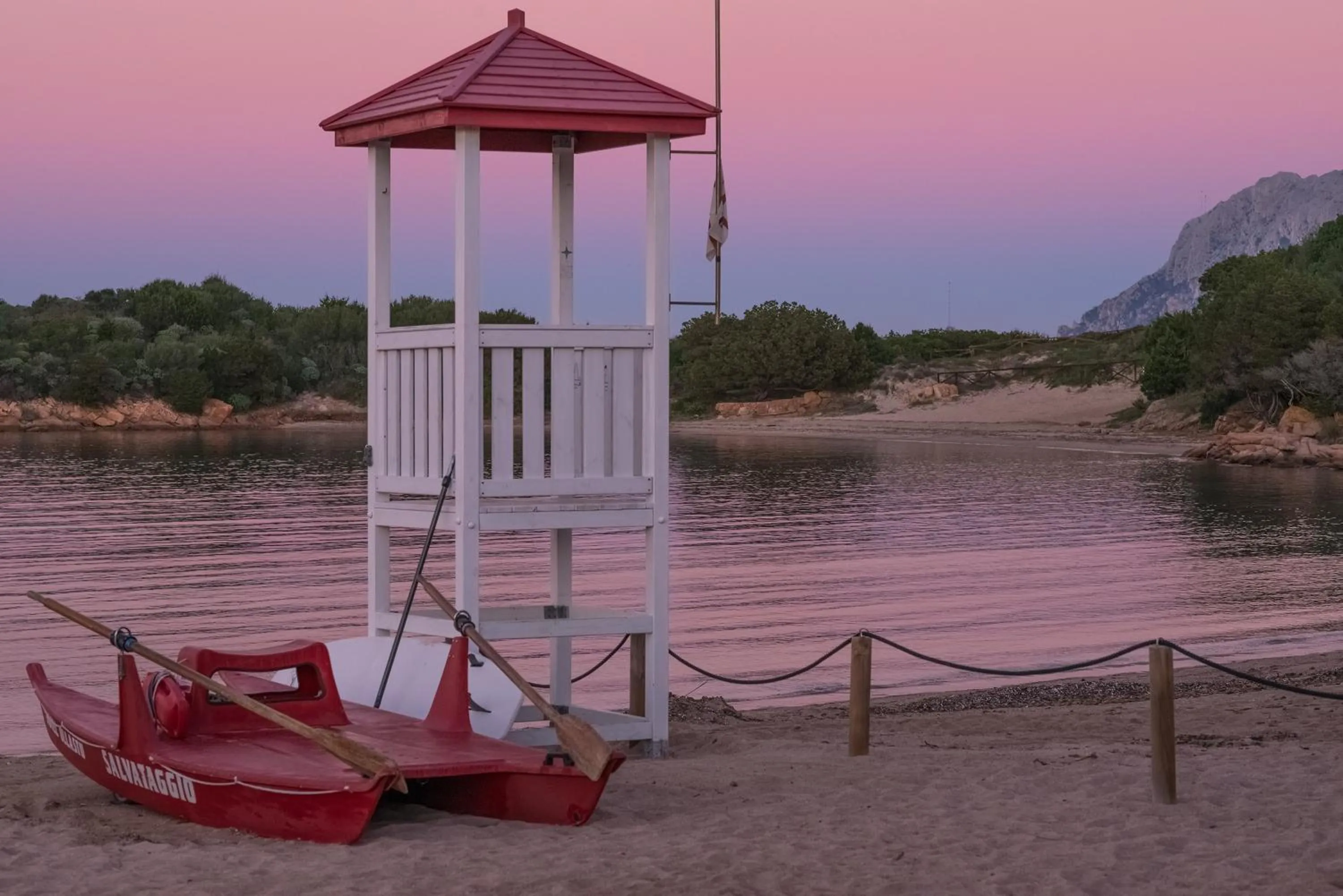 Beach in Hotel Ollastu