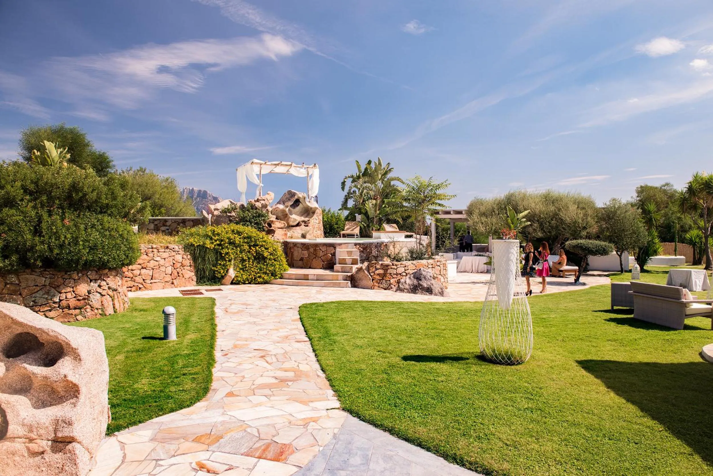 Garden in Hotel Ollastu