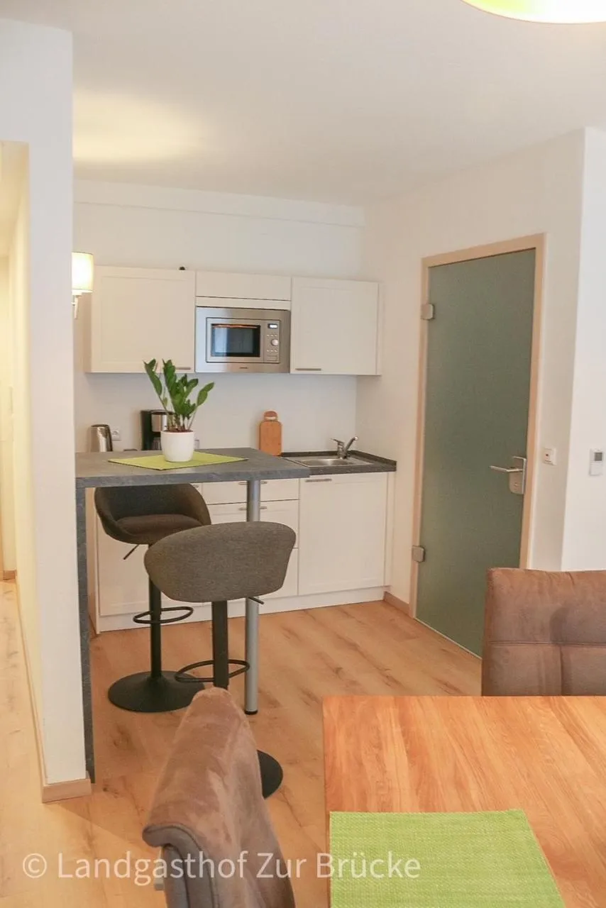 Kitchen or kitchenette in Aparthotel Layblick