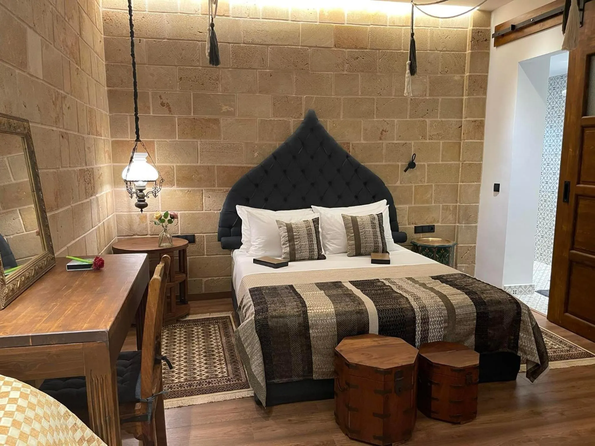 Bed in Utopia Luxury Suites - Old Town