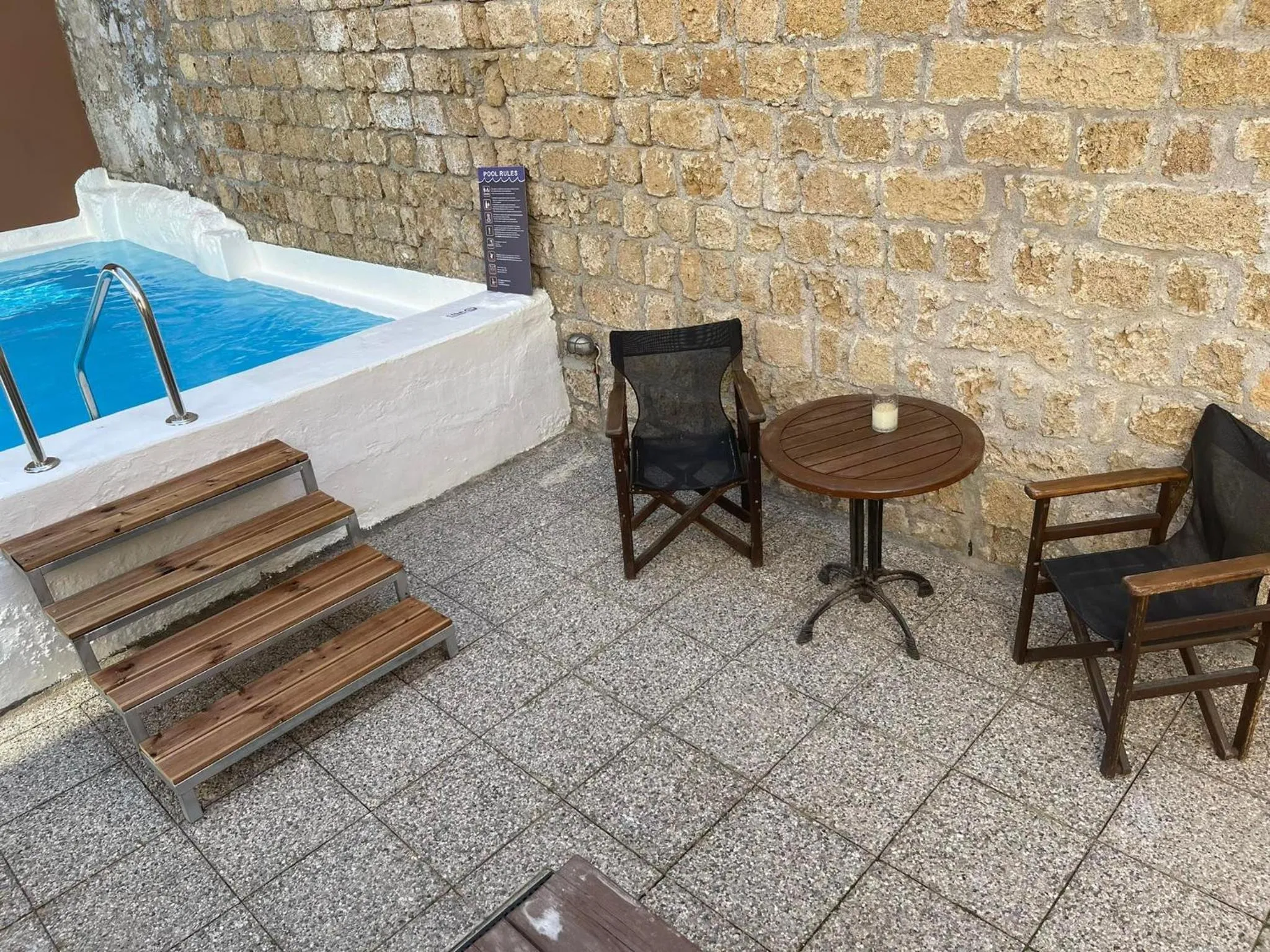 Swimming pool in Utopia Luxury Suites - Old Town