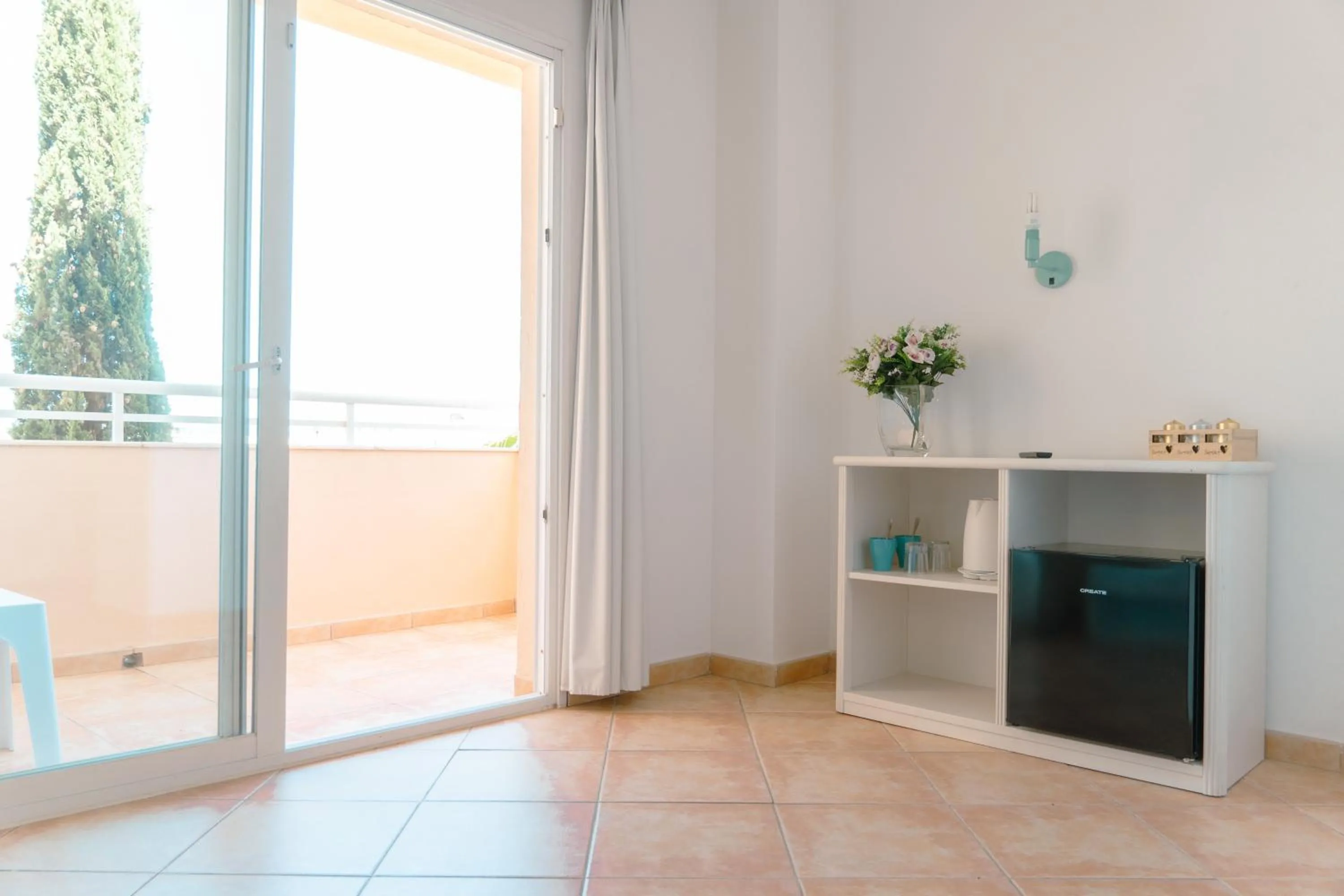 Bedroom in Rosamar Ibiza Hotel