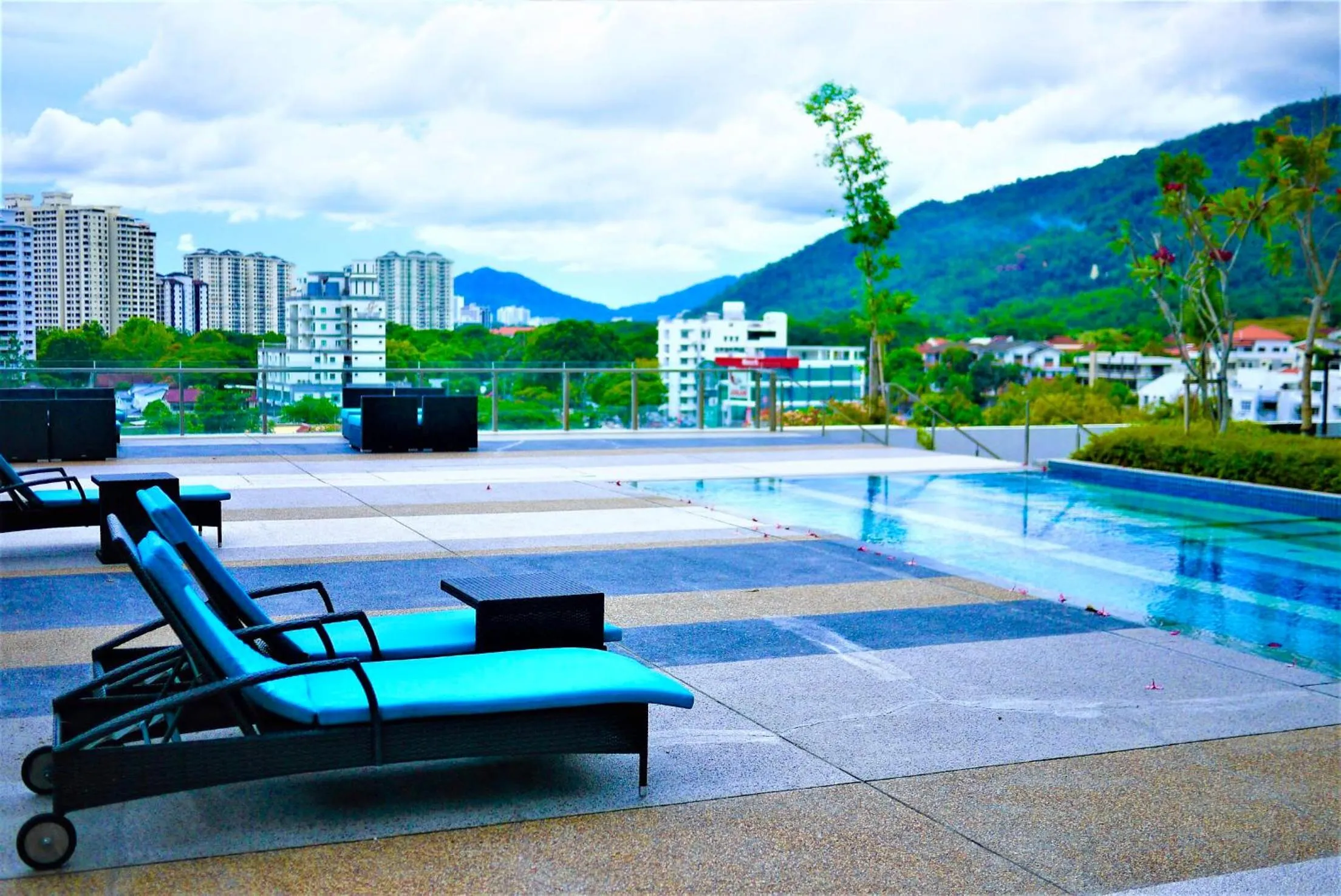 Swimming pool in The Landmark Penang