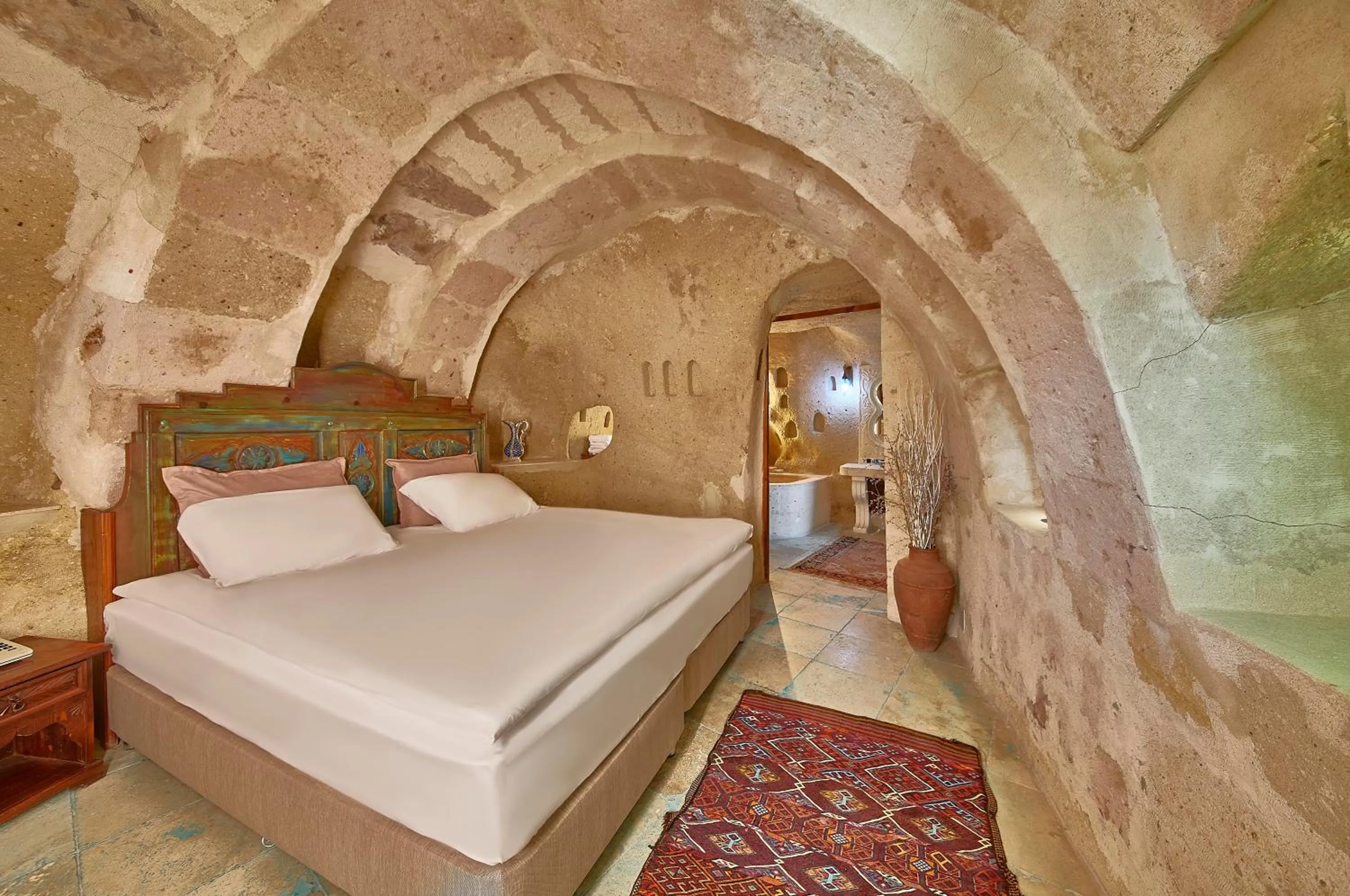 Bedroom, Bed in Charm Of Cappadocia Cave Suites