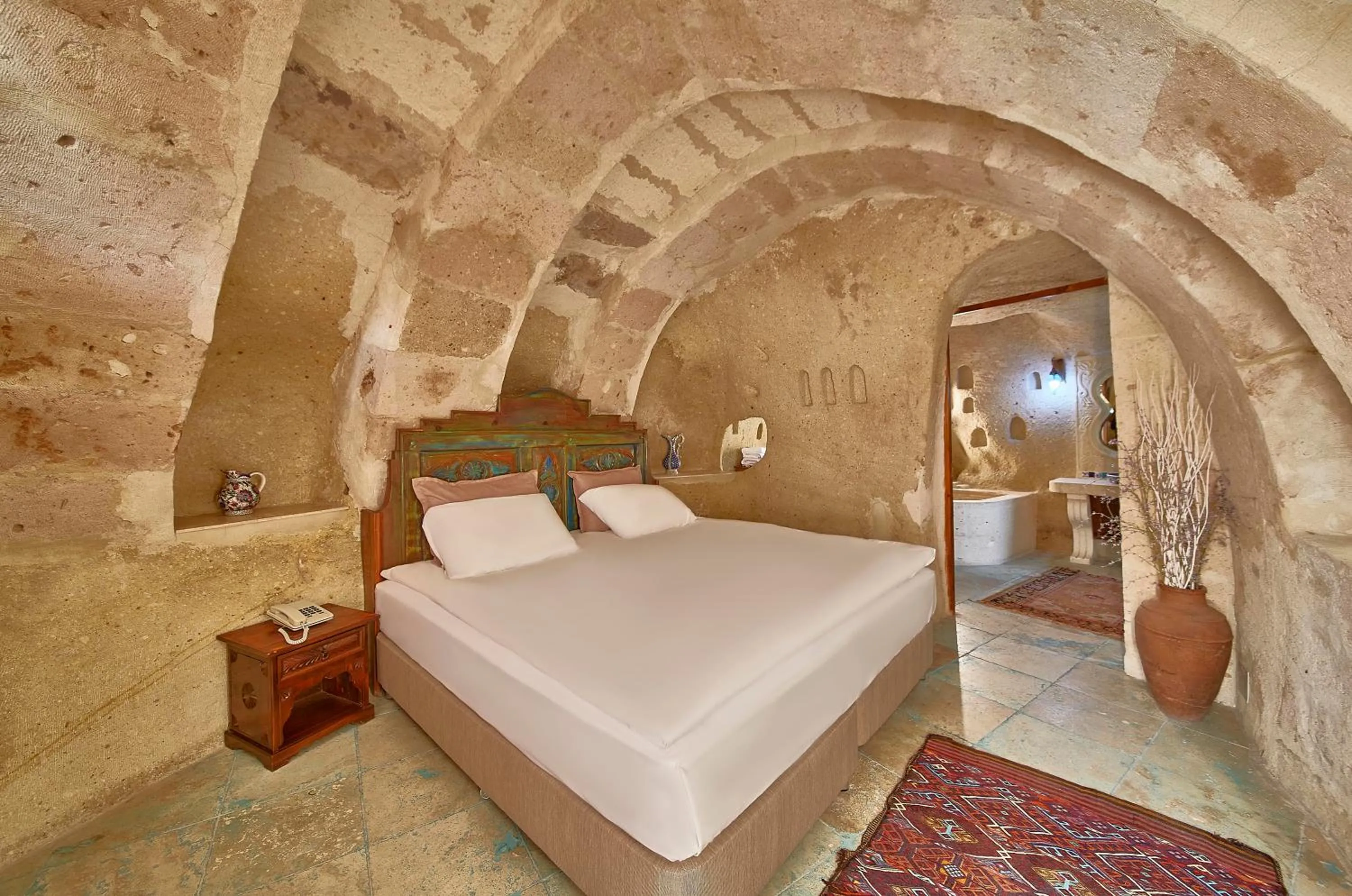 Bedroom, Bed in Charm Of Cappadocia Cave Suites