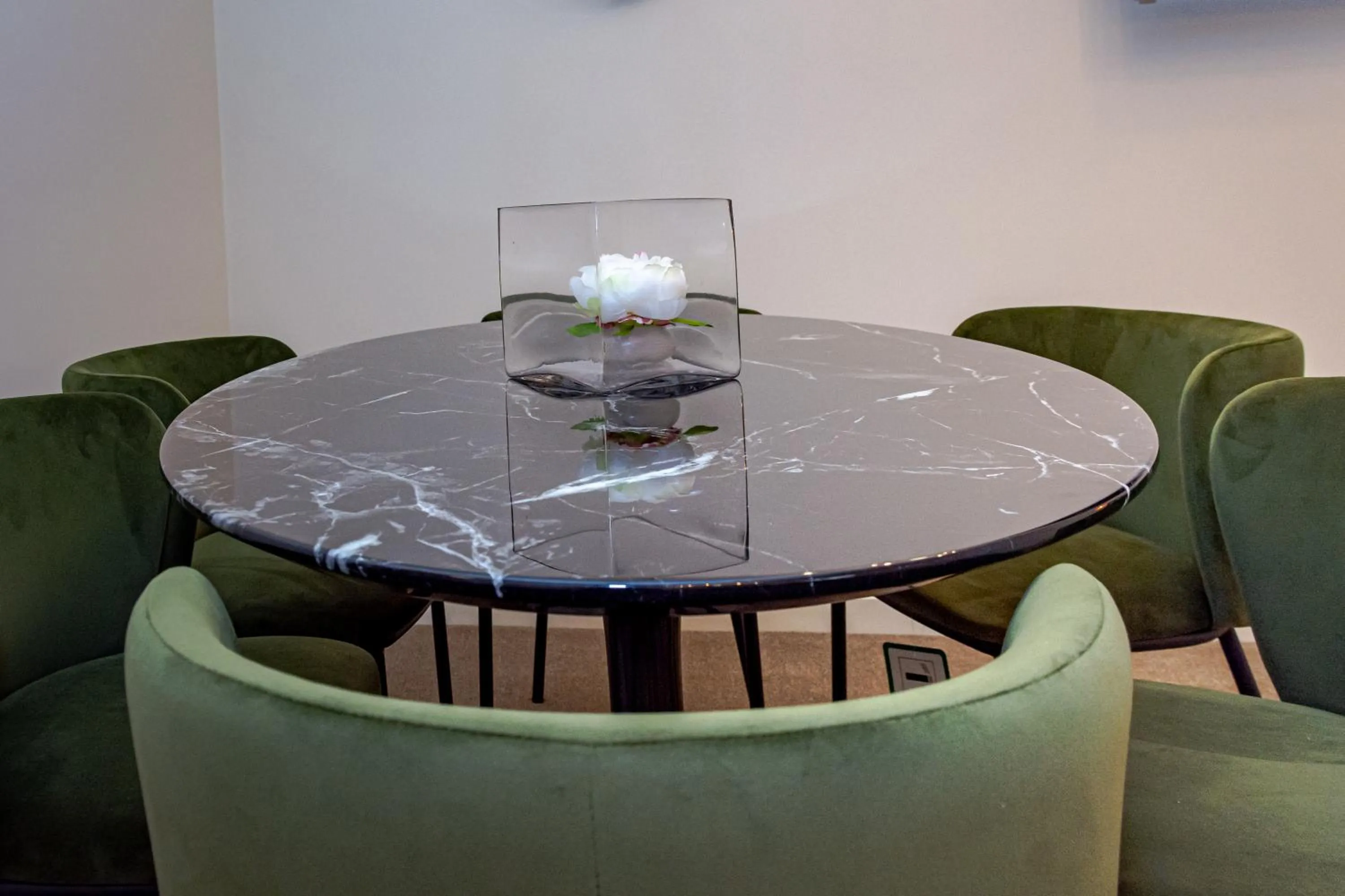 Dining area in Mode Apartments Winter Gardens Blackpool