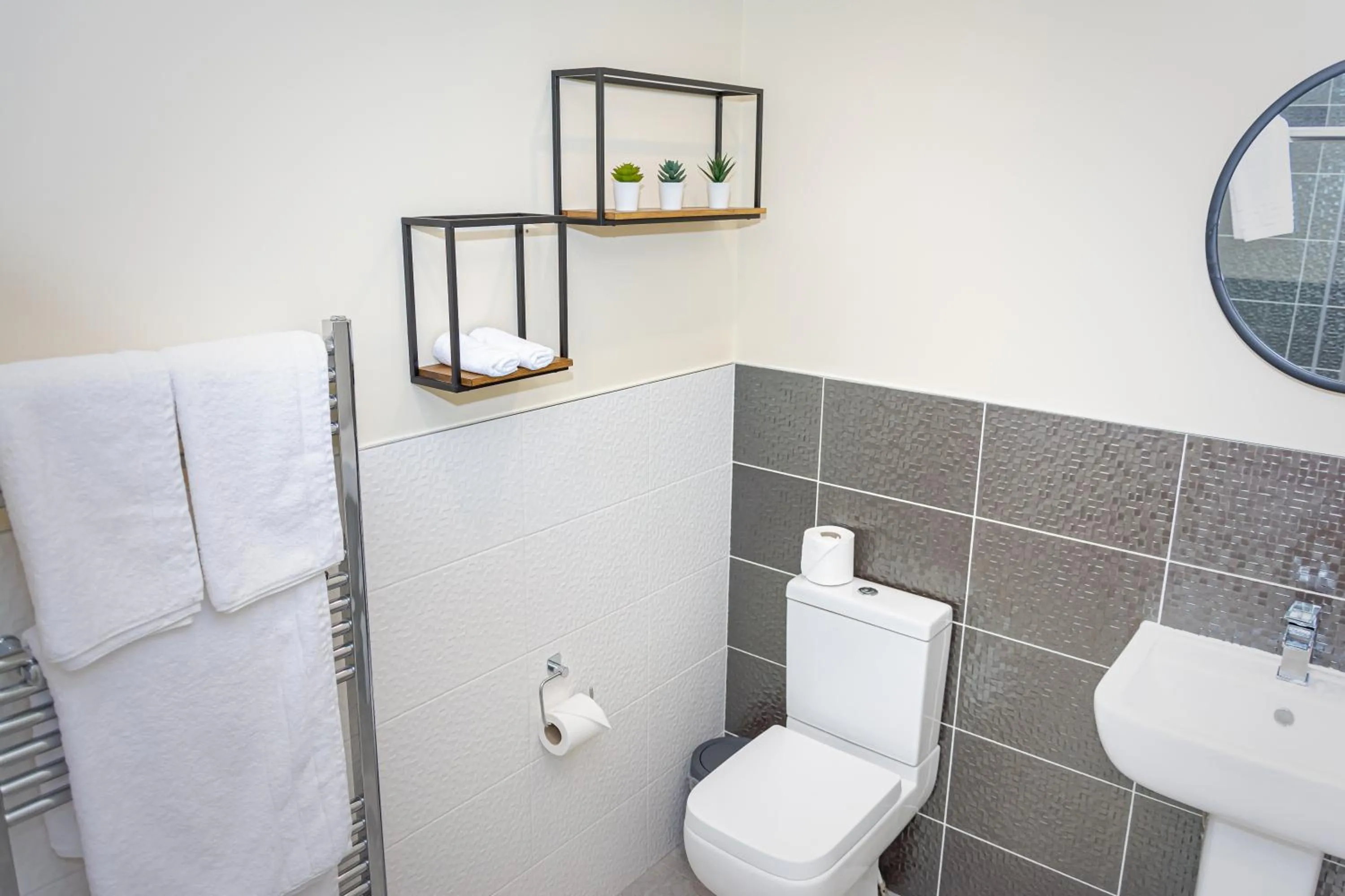 Shower in Mode Apartments Winter Gardens Blackpool