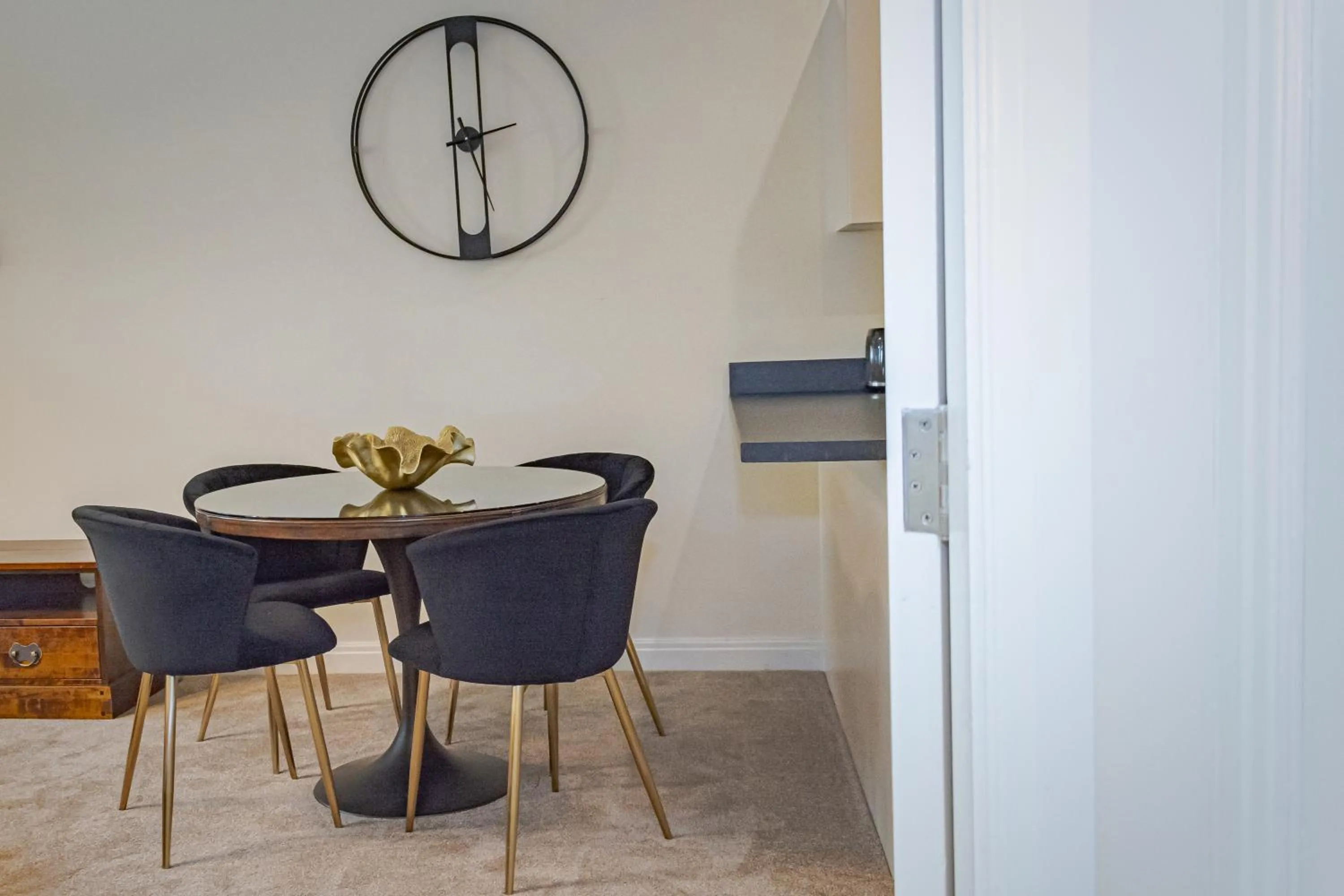 Dining area in Mode Apartments Winter Gardens Blackpool