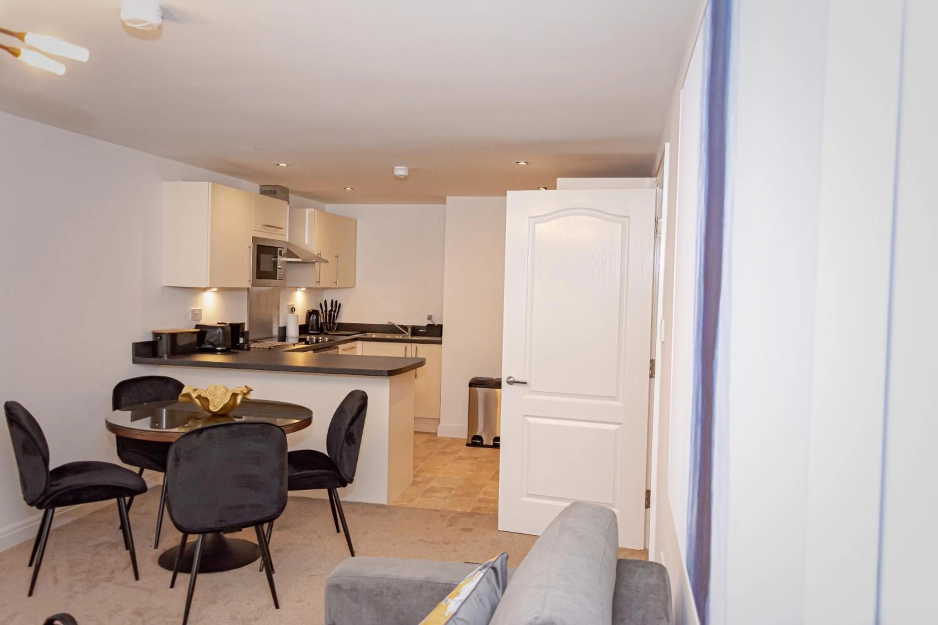 Seating area in Mode Apartments Winter Gardens Blackpool