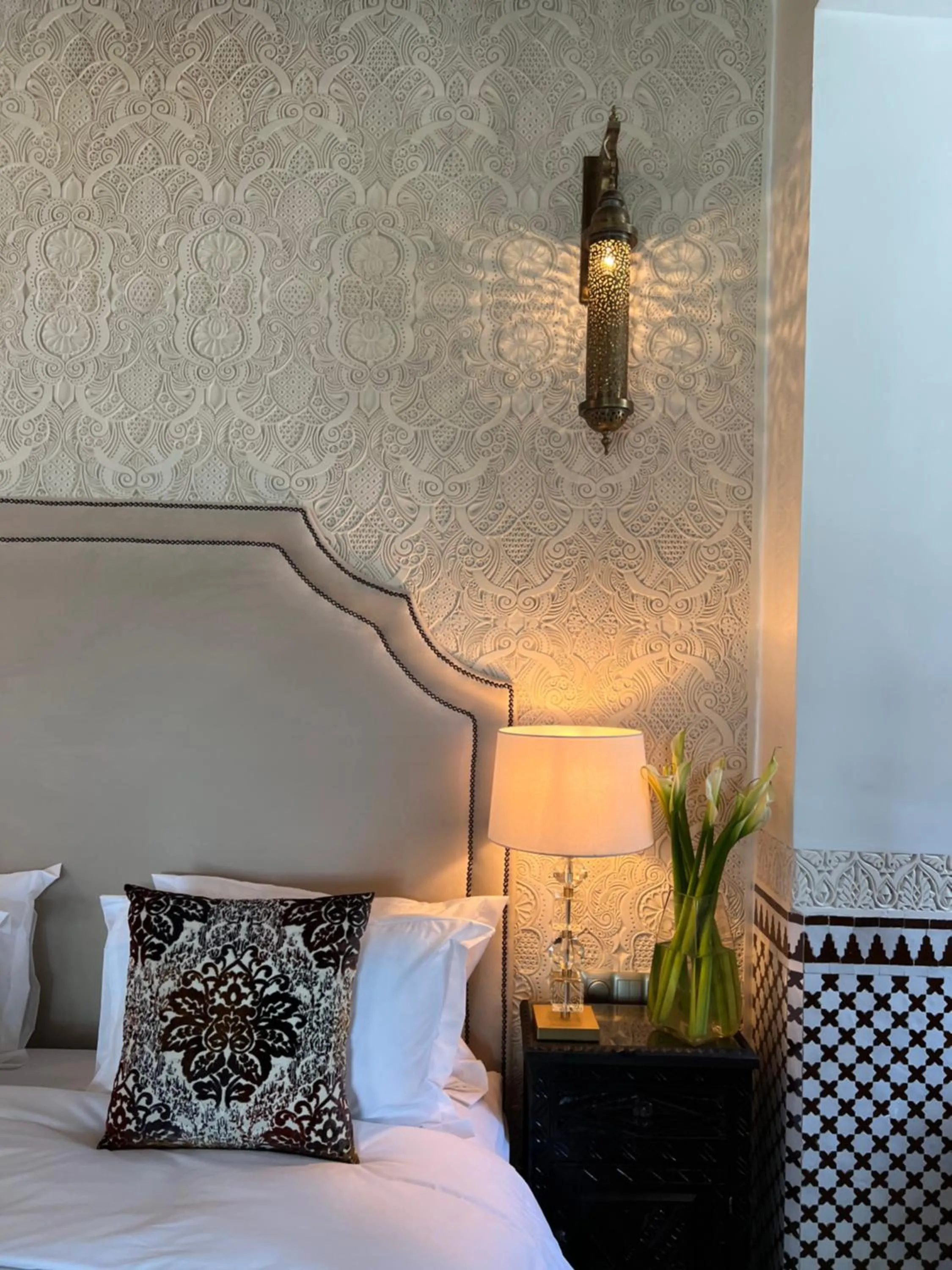 Bed in Palais De Fès Suites & Spa