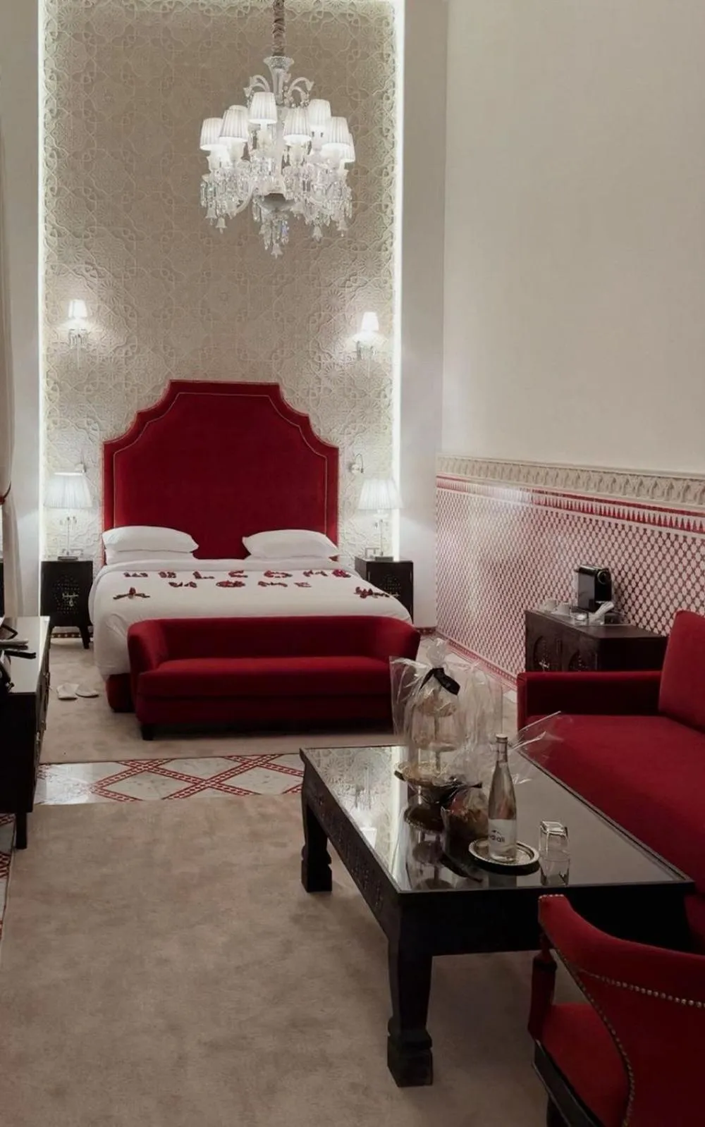 Bed in Palais De Fès Suites & Spa