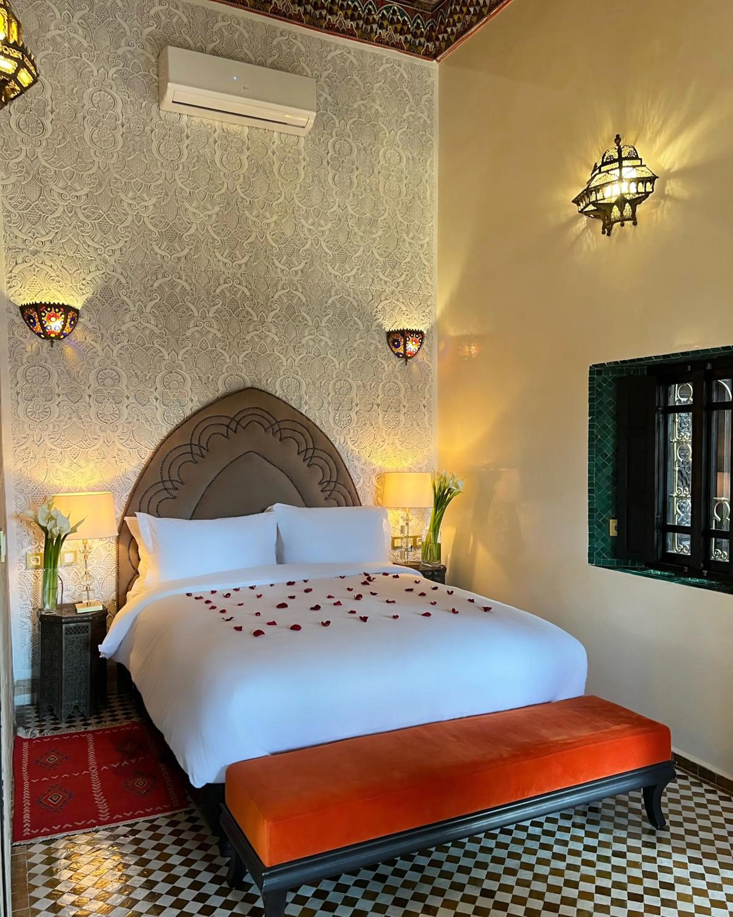 Bed in Palais De Fès Suites & Spa