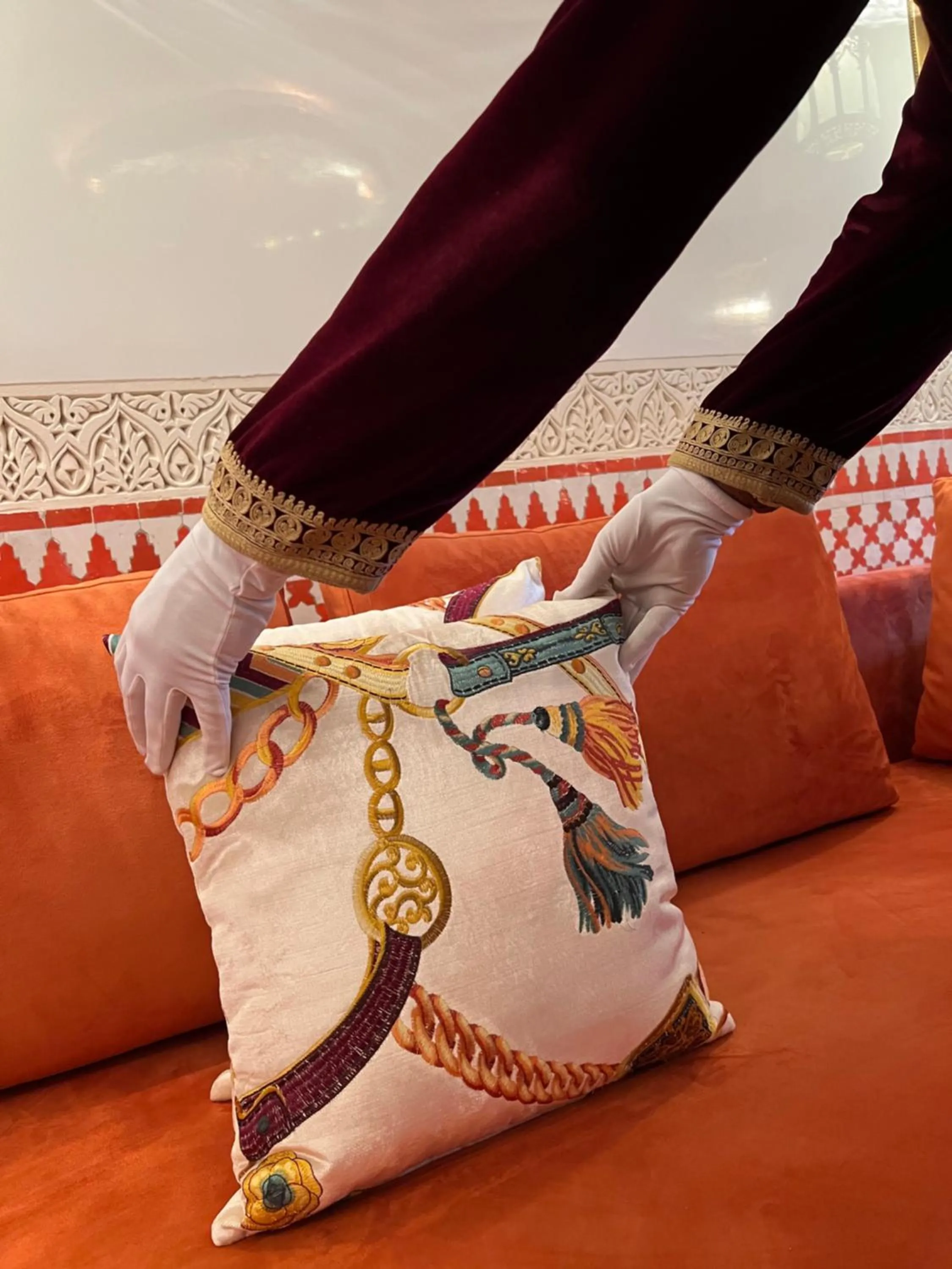 Living room in Palais De Fès Suites & Spa