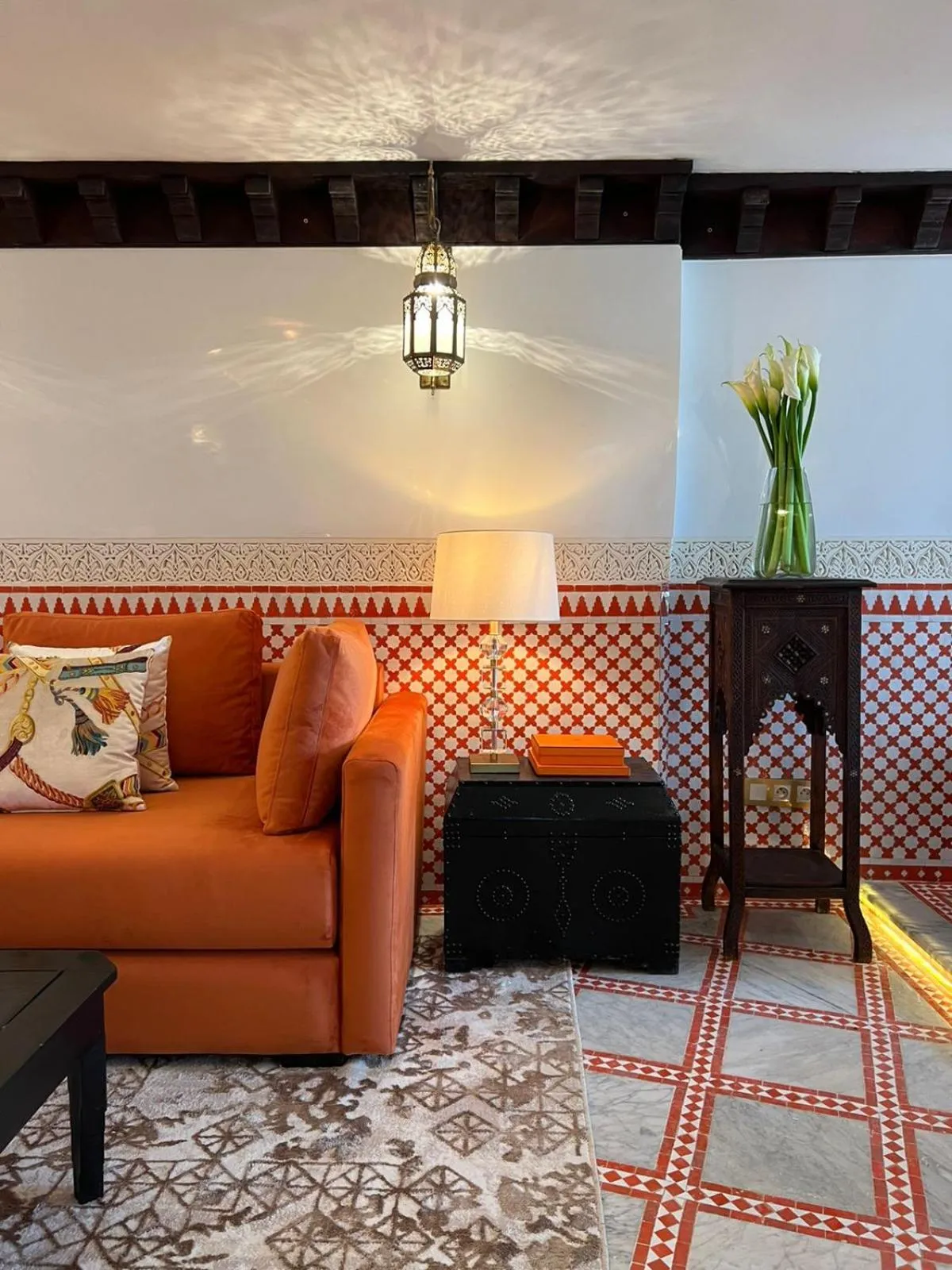 Living room in Palais De Fès Suites & Spa