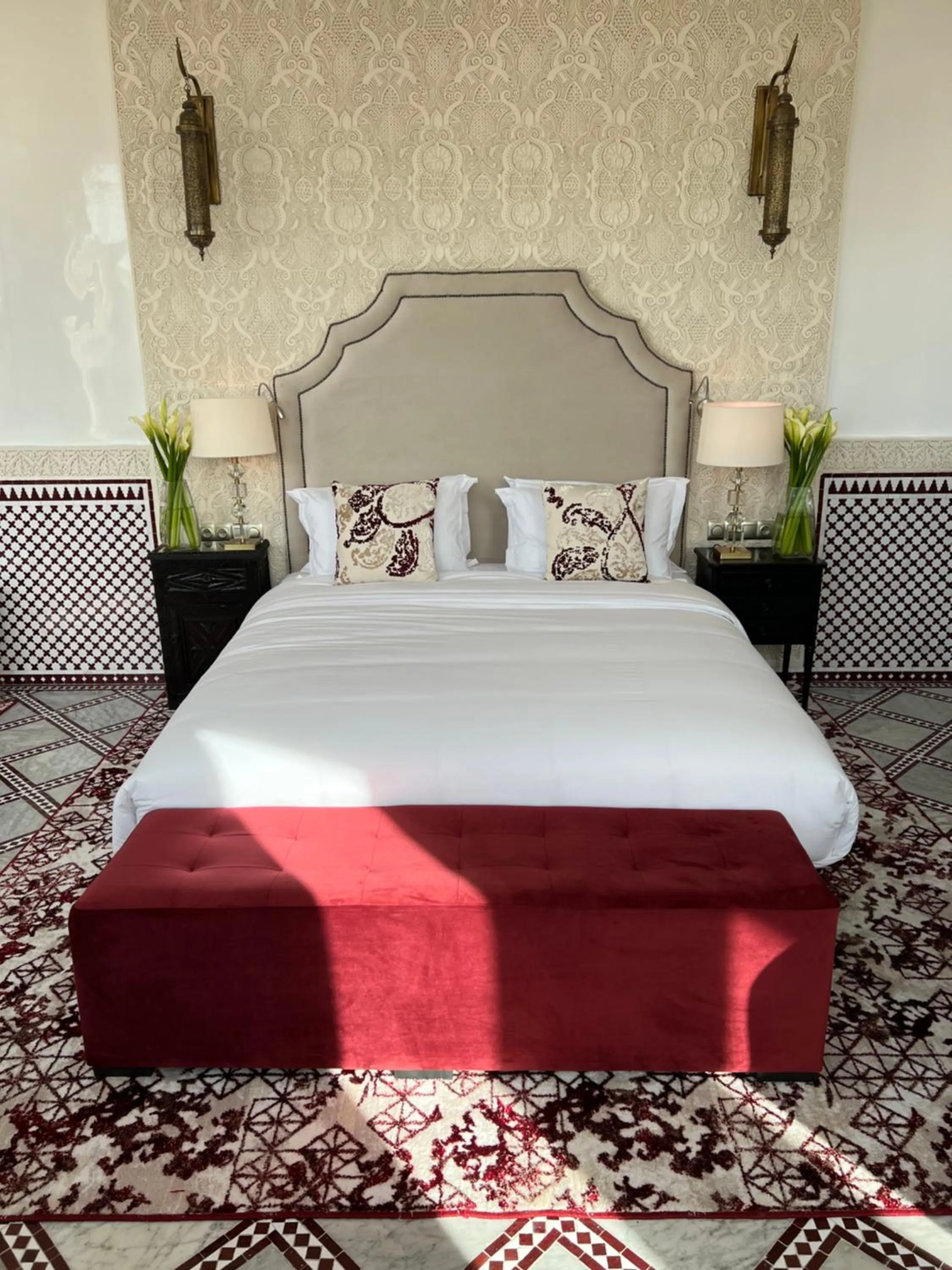 Bed in Palais De Fès Suites & Spa