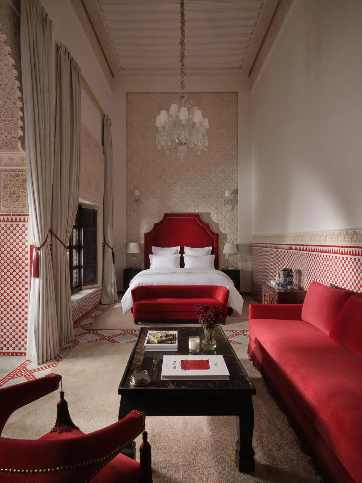 Bed in Palais De Fès Suites & Spa