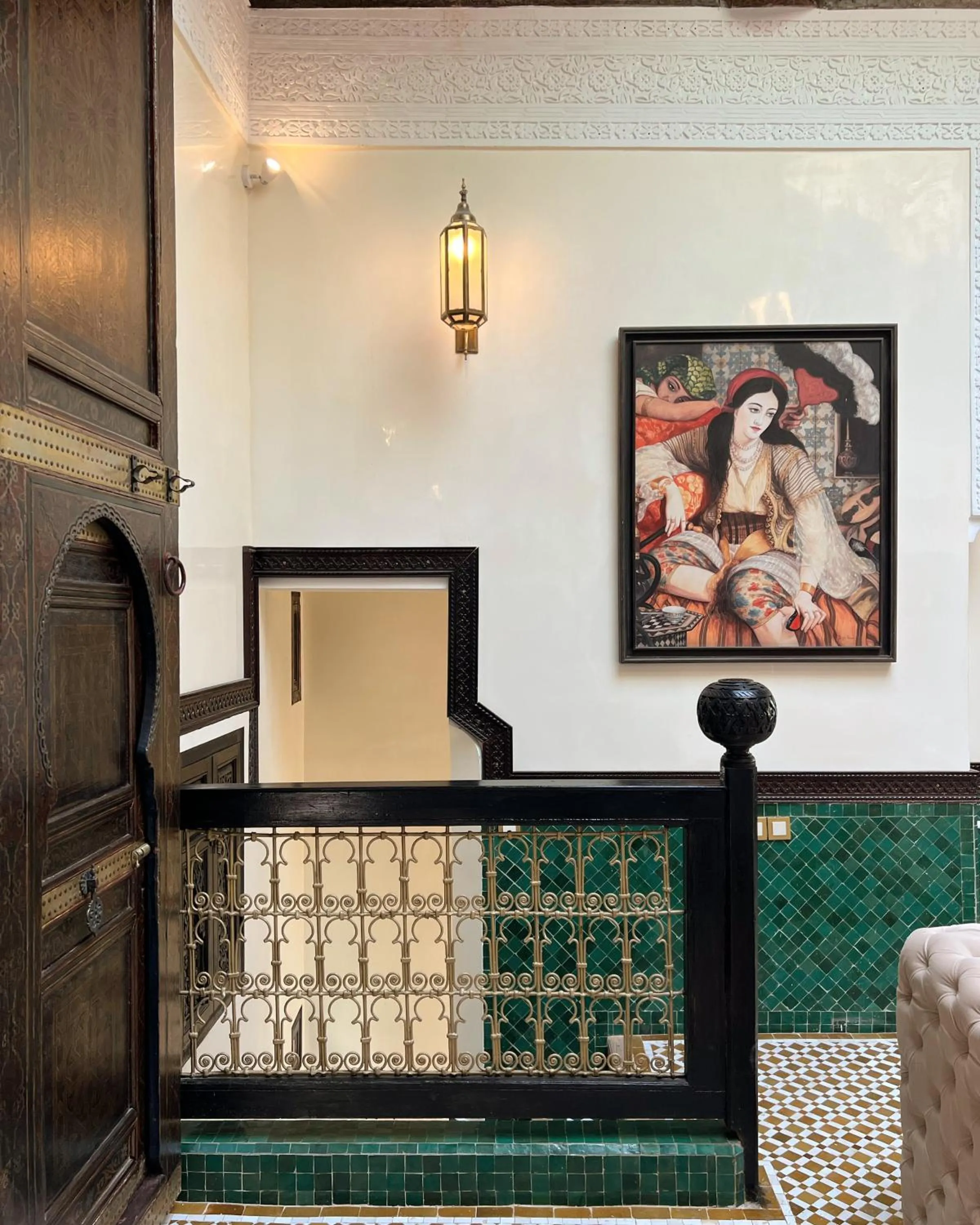 Living room in Palais De Fès Suites & Spa